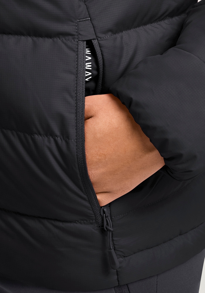 Jack Wolfskin Daunenjacke »ATHER DOWN HOODY W RDS«, mit Kapuze
