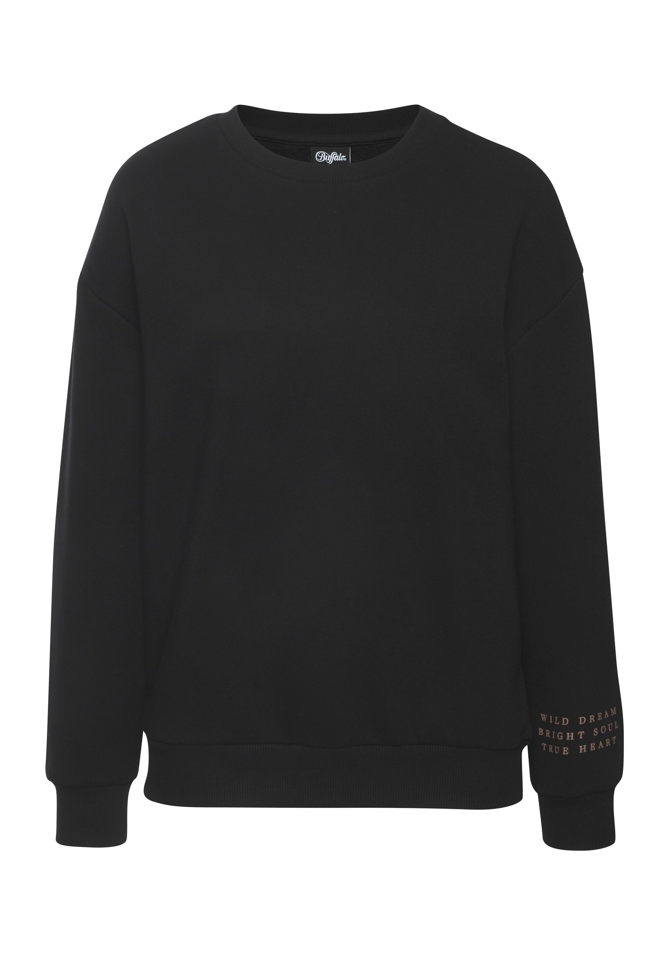 Buffalo Sweatshirt, aufwendiger Druck hinten günstig online kaufen
