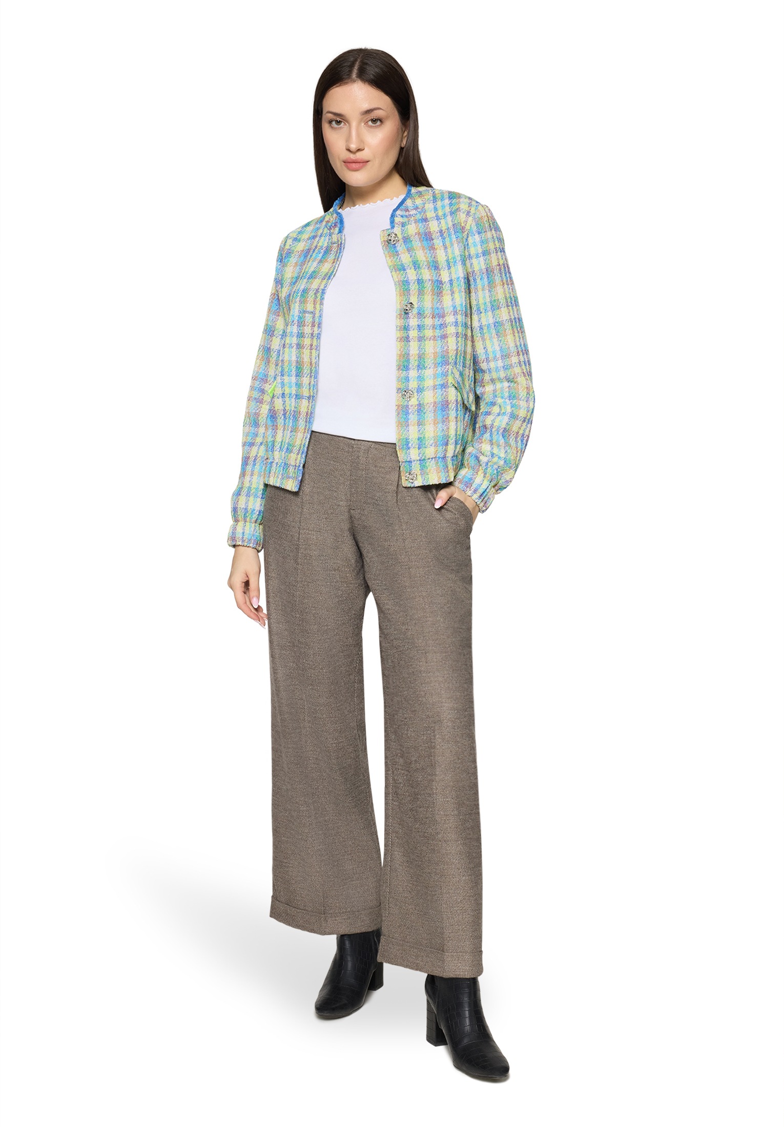 Cartoon Jackenblazer "Damen kariert" günstig online kaufen