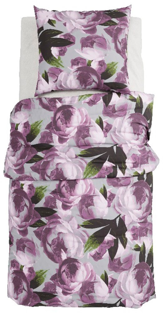 Grund Bettwäsche "Peonia Bettwäsche" 2 tlg. tlg. Aus 100% Baumwollsatin gef günstig online kaufen