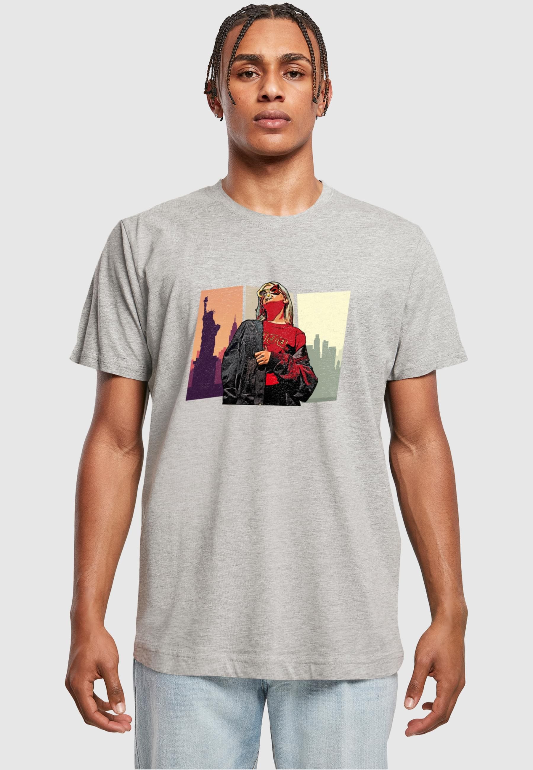 Merchcode T-Shirt »Merchcode Herren Grand Red Girl T-Shirt Round Neck«, (1 tlg.)