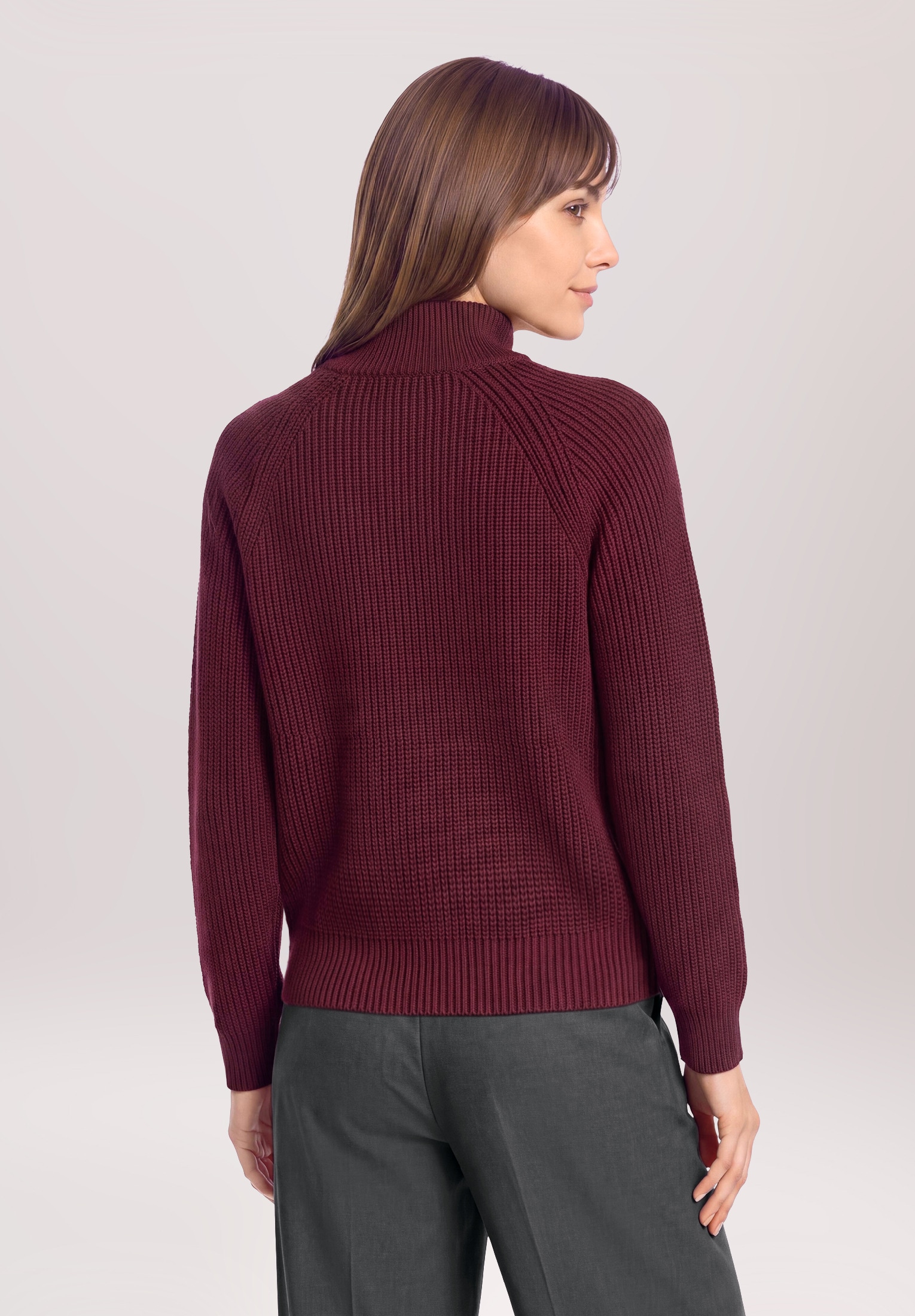 Betty&Co Strickpullover »Damen mit Rippbündchen« 1