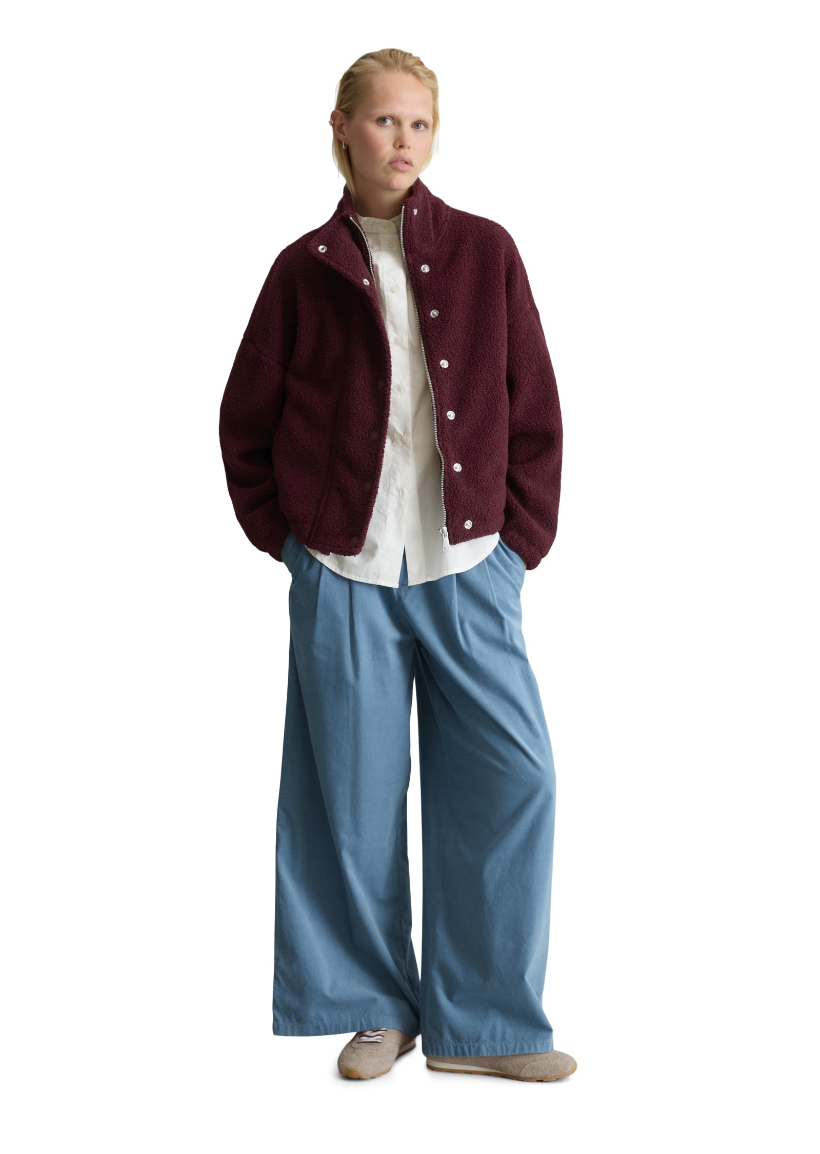 Marc O'Polo DENIM Sweatjacke »aus recyceltem Polyester«