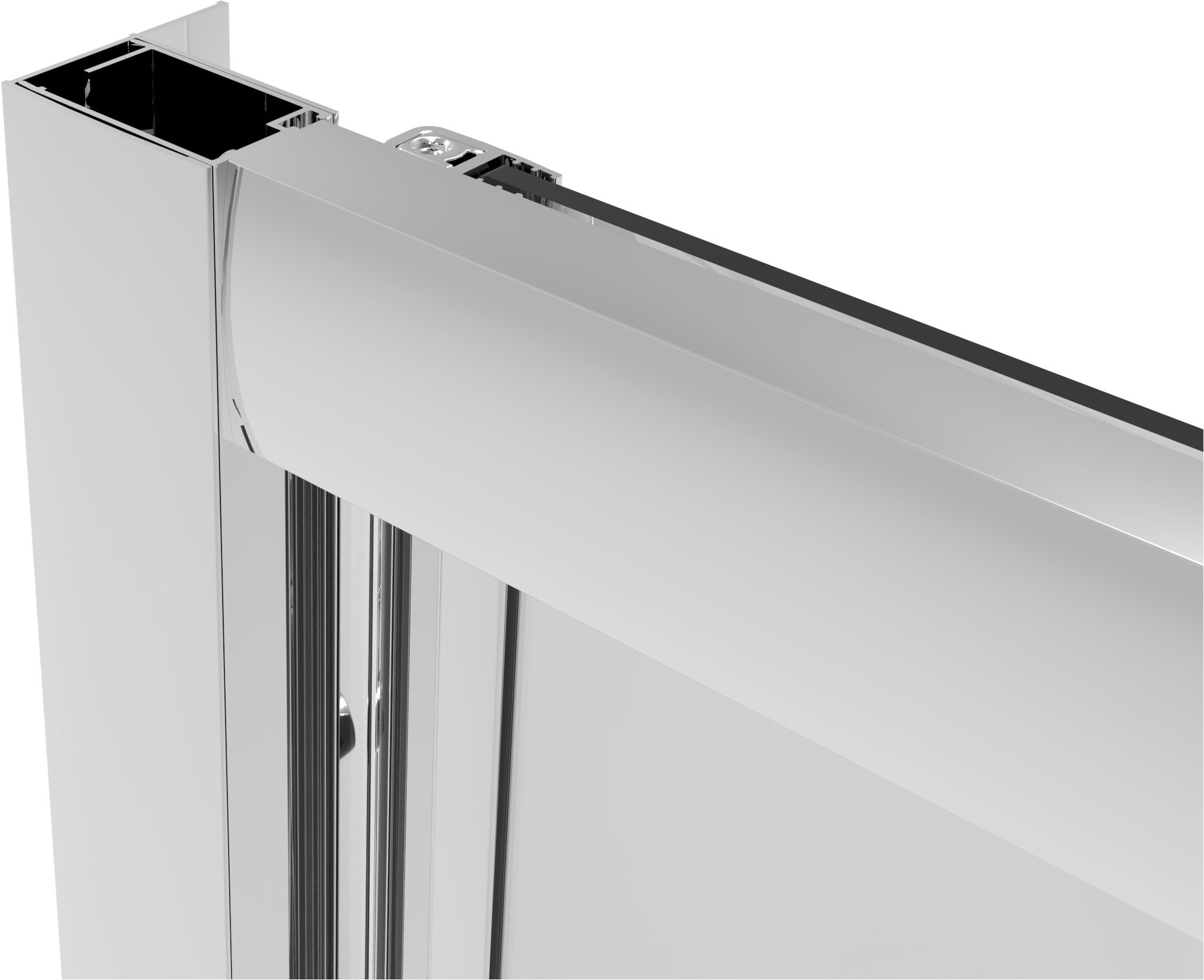 Sanotechnik Dusch-Falttür »Sanotechnik SlimLine Falttür chrom« Easy Clean Beschichtung