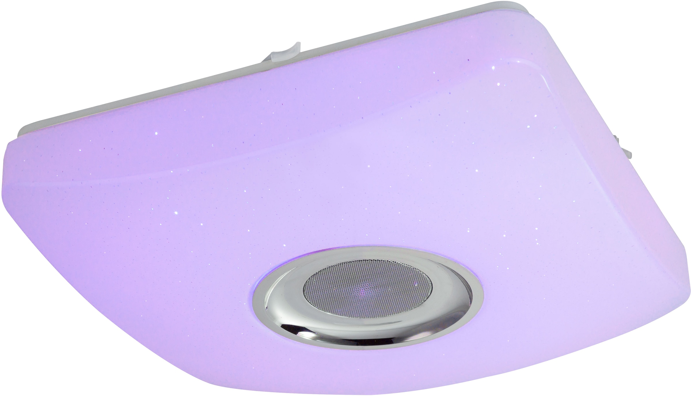 GLOBO LIGHTING LED Deckenleuchte »AYLEEN«, Leuchtmittel LED-Modul | LED fest integriert, Deckenlampe/Quadrat/Wohnzimmer/Schlafzimmer/elegant/rot-grün-blau
