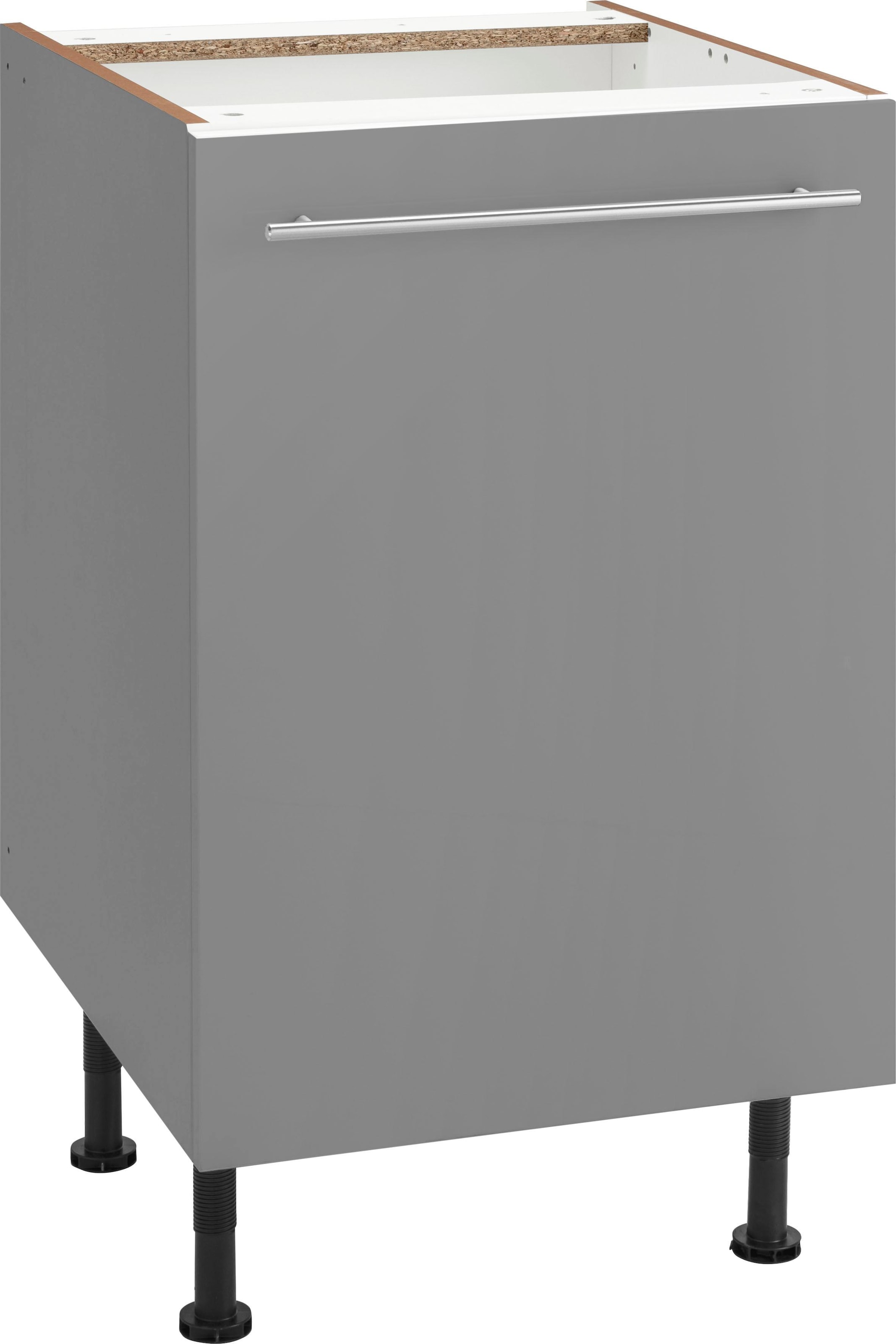 OPTIFIT Unterschrank »Bern«, 50 | Füßen, BAUR cm breit, höhenverstellbaren Metallgriff 1 Tür mit mit mit