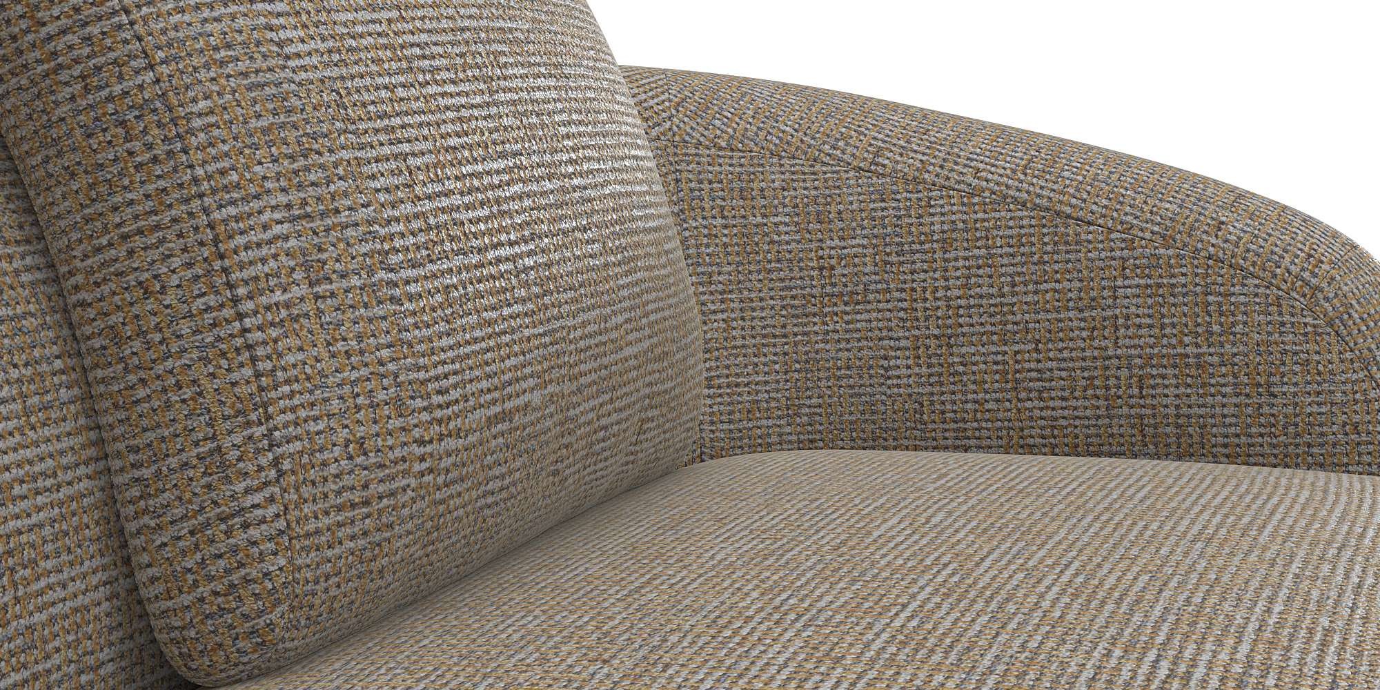 FLEXLUX Wohnlandschaft »Torino, rund, L-Form, Sofa-Ecke mit Recamiere, Longchair-Sofa«, Modernes, organisches Sofa-Design, Kaltschaum, Wellenunterfederung