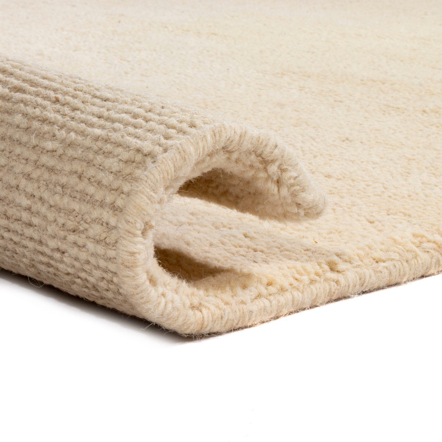 morgenland Wollteppich »Berber Teppich - Santo - rund«, rund, 25 mm Höhe, handgeknüpft