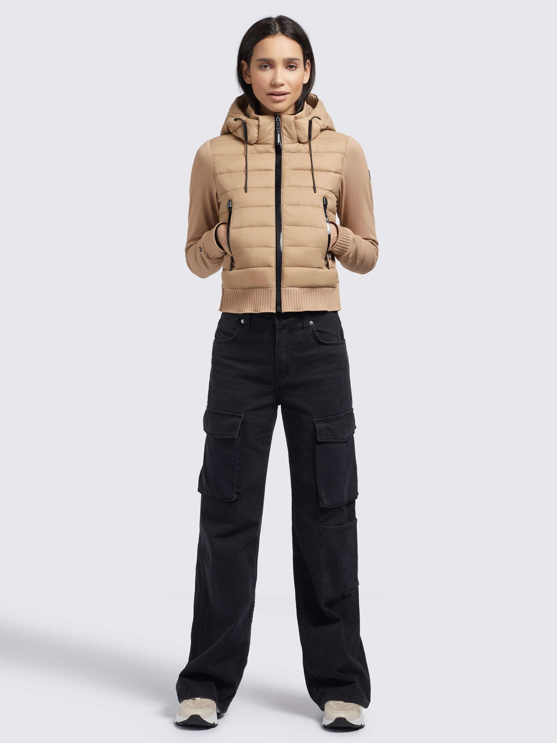 khujo Steppjacke »DALIS2 MATT«, mit Kapuze