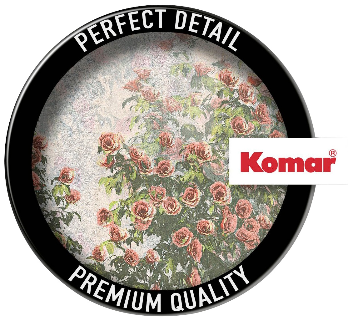 Thumbnail - Komar Vliestapete "Digitaldruck Vlies - Wall Roses - Größe 300 x 250 cm", bedruckt, Wohnzimmer, Schlafzimmer