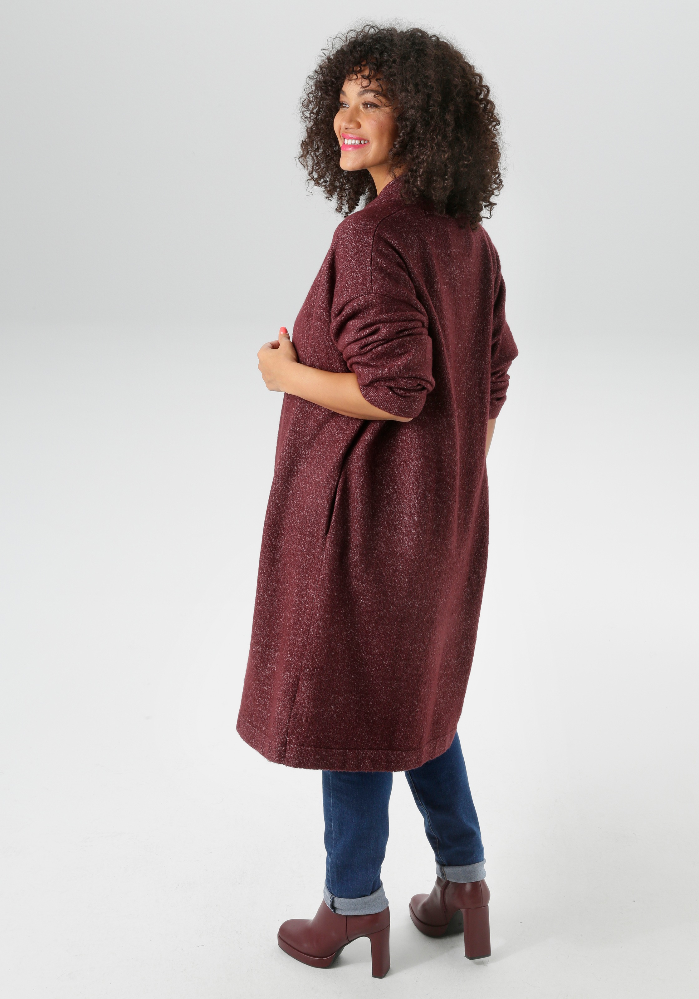 Aniston PLUS Strickjacke, in kuscheliger Qualität - NEUE KOLLEKTION