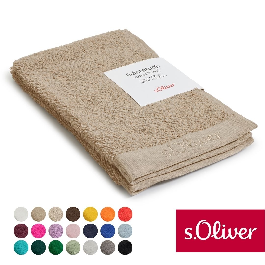 s.Oliver Gästehandtuch "s.Oliver, Premium Qualität, 600 gr/m², auch als Set günstig online kaufen