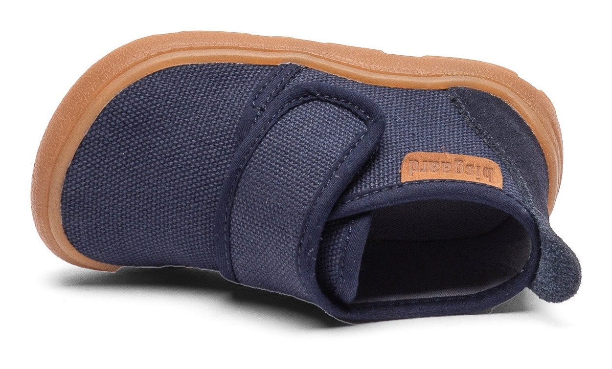 Bisgaard Hausschuh »barefoot basic Weite: normal«, Barfußschuh, Babyschuh mit Klett, Größenschablone zum Download