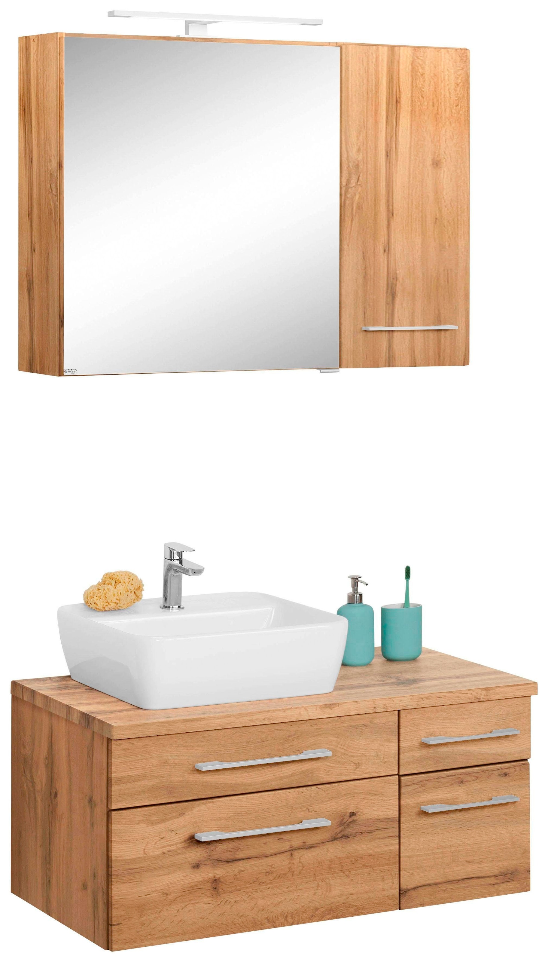 welltime Badmöbel-Set "Davos" 3 Stk. tlg. günstig online kaufen