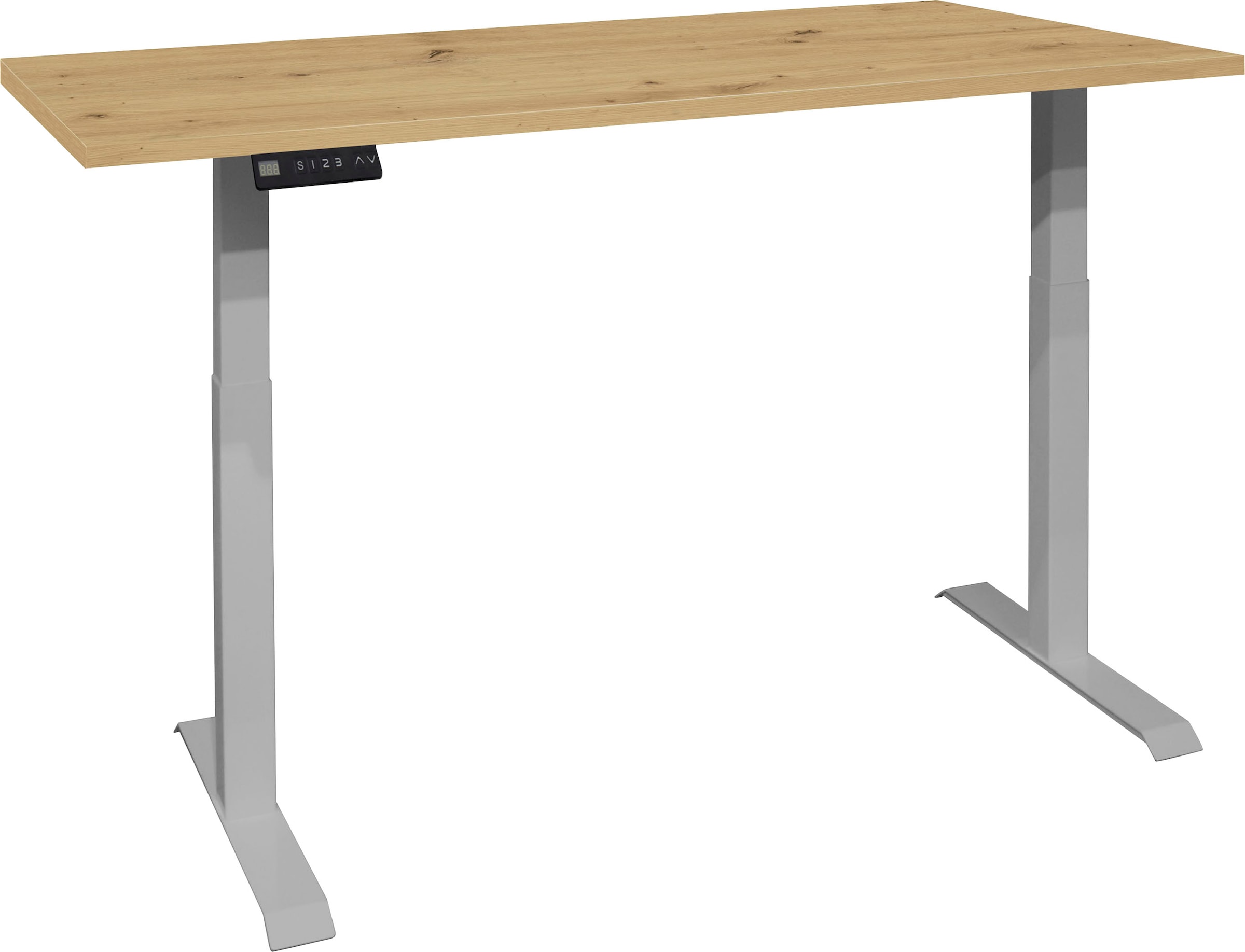 Mäusbacher "Big System Office" Breite 140 cm, elektrisch höhenverstellbar