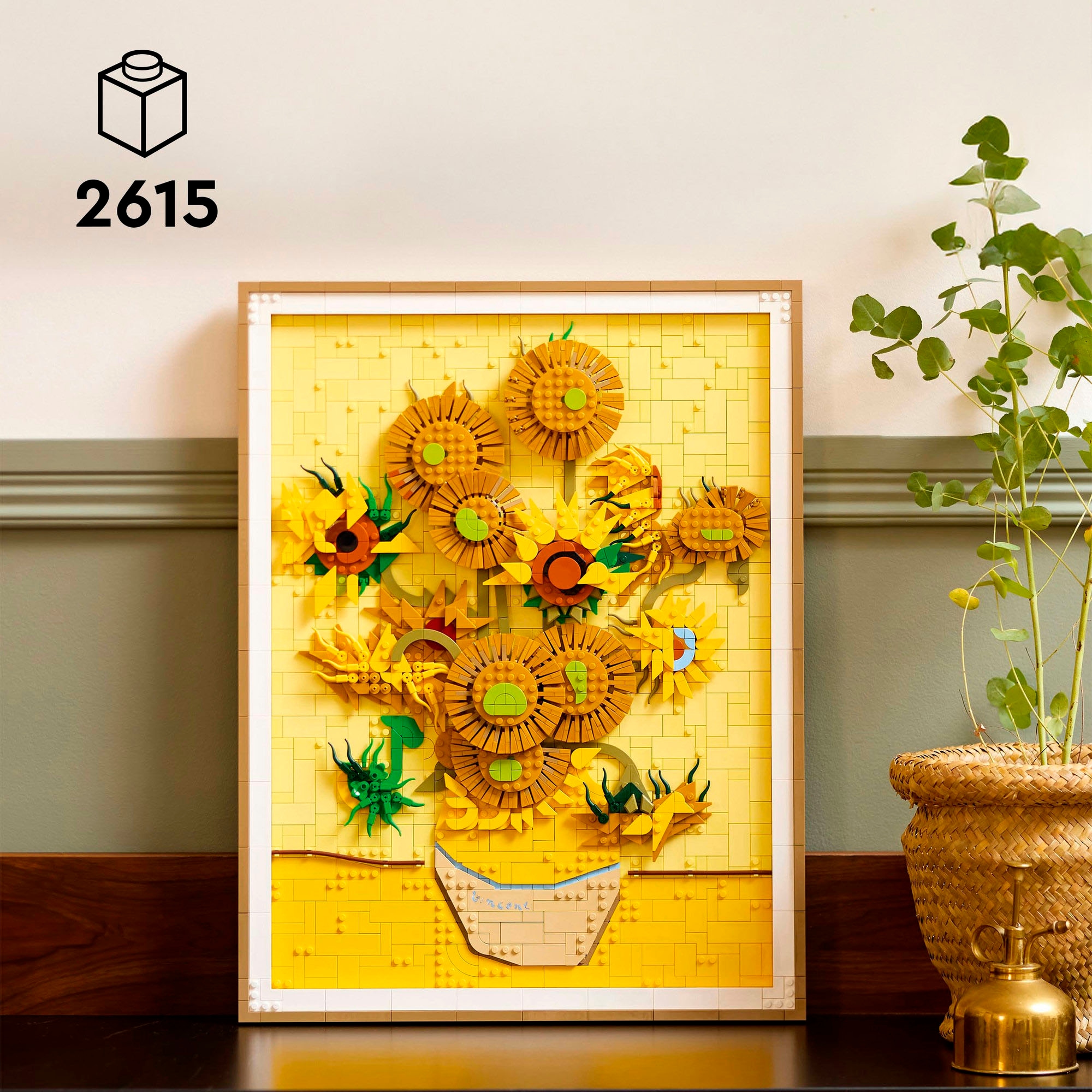 LEGO® Konstruktionsspielsteine »Vincent van Gogh – Sonnenblumen (31215), LEGO ART«, (2615 St.), Made in Europe