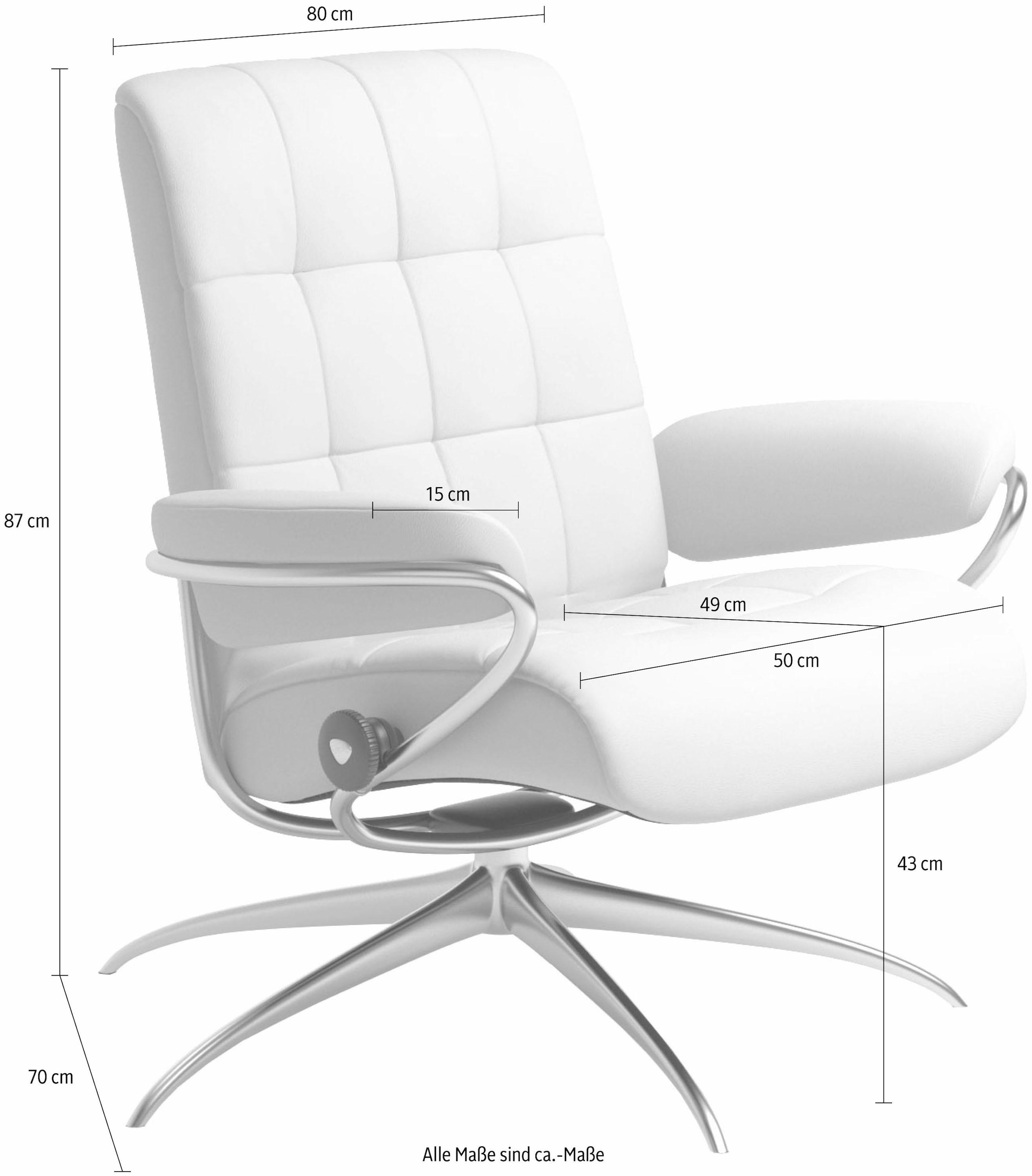 Star Low Base, mit bestellen Stressless® Gestell Relaxsessel BAUR »London«, Chrom | Back,