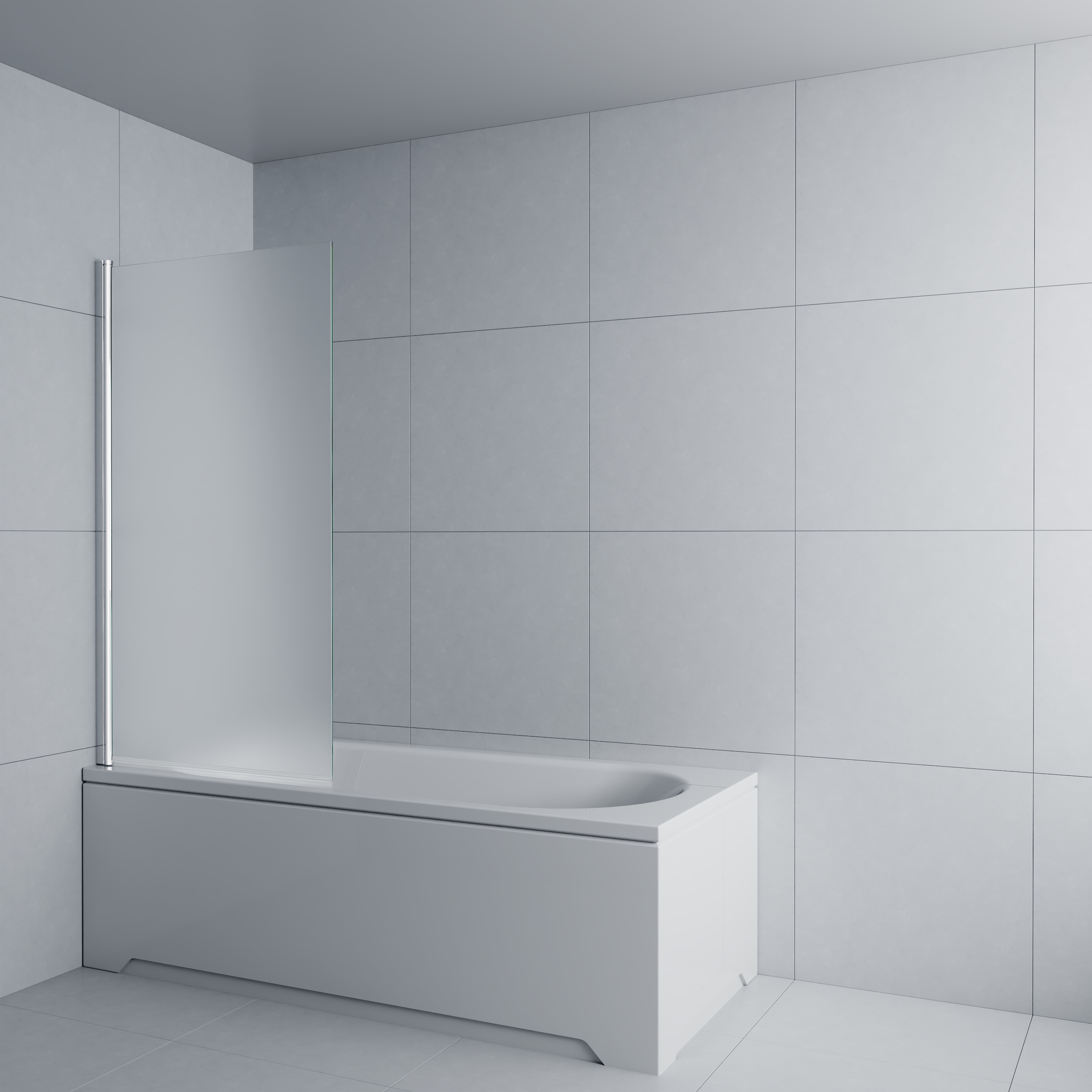 welltime Badewannenaufsatz »BWA Nassau Single clear«