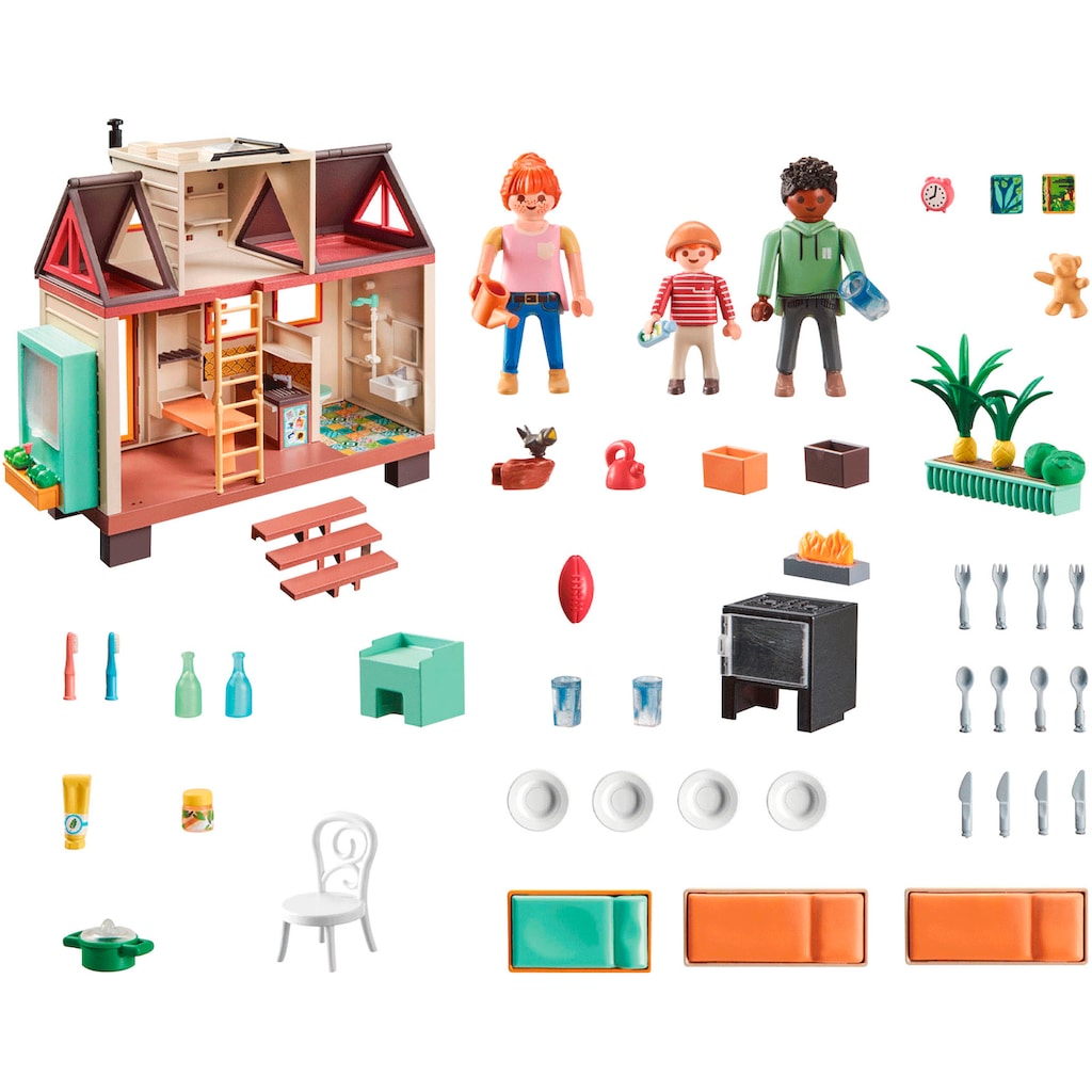 Playmobil® Konstruktions-Spielset »Tiny Haus (71509), My Life«, (160 St.), Made in Germany