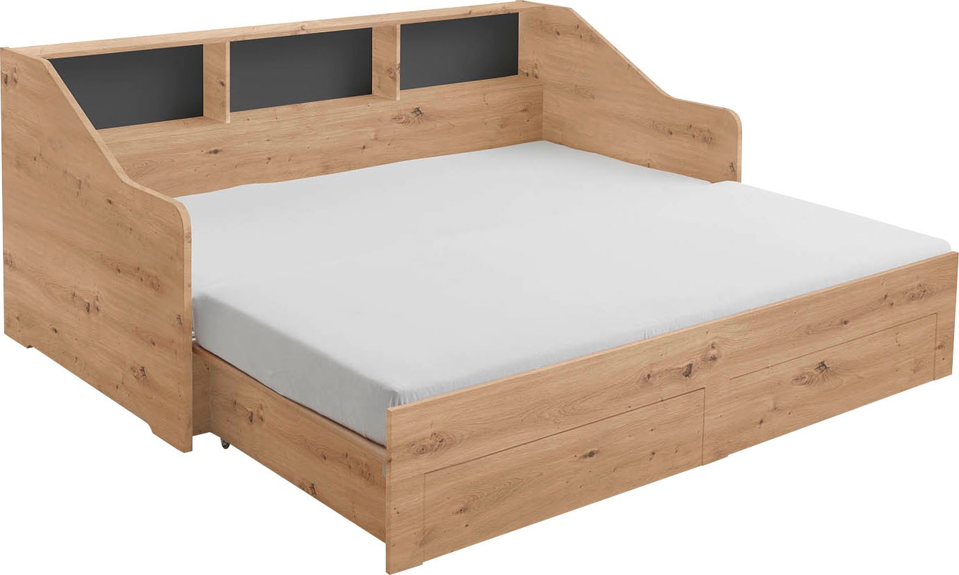 Relita Stauraumbett "Rene" ausziehbarer Unterbau und 2 Schubladen. Lieferun günstig online kaufen