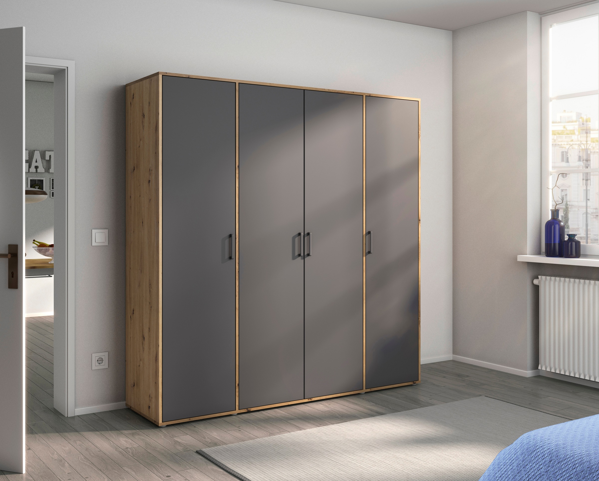 rauch Kleiderschrank "VOYAGER Garderobe Wäscheschrank TOPSELLER Schlafzimme günstig online kaufen