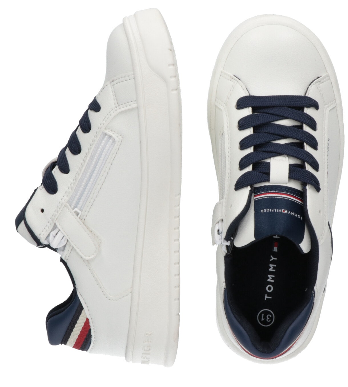 im | Retro LACE-UP »LOW BAUR SNEAKER«, Hilfiger Look online Tommy bestellen CUT Sneaker