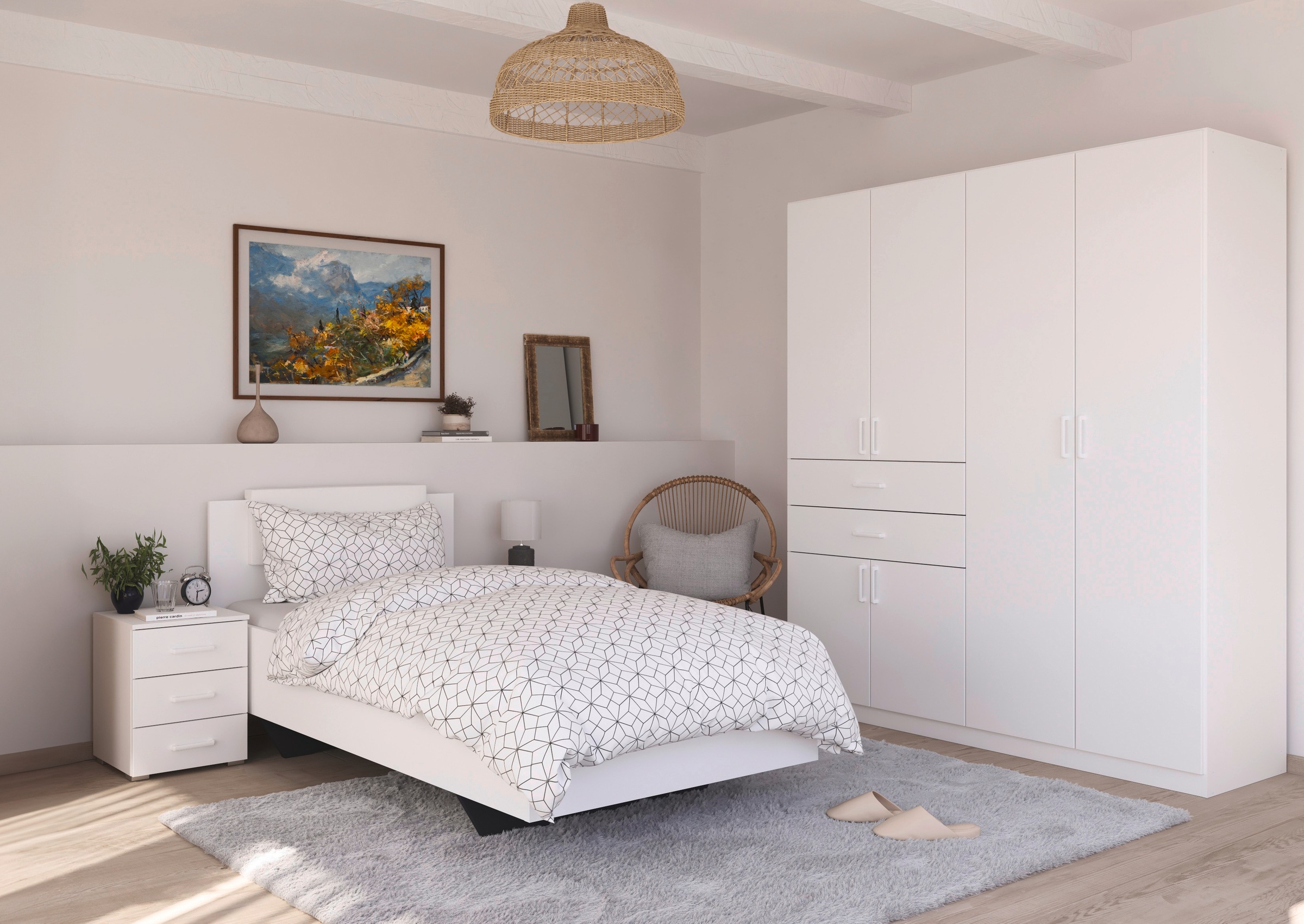 rauch Schlafzimmer-Set "Komplettzimmer Komplettschlafzimmer Schlafzimmer-Se günstig online kaufen