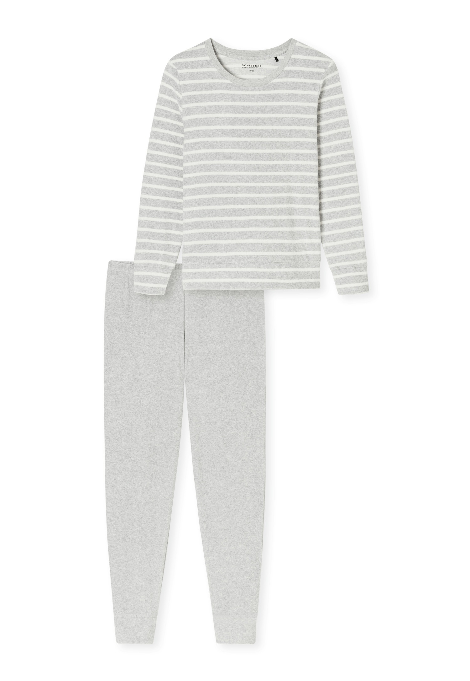 Schiesser Schlafanzug "Casual Essentials" 2 tlg. wärmende Frottee-Qualität, günstig online kaufen