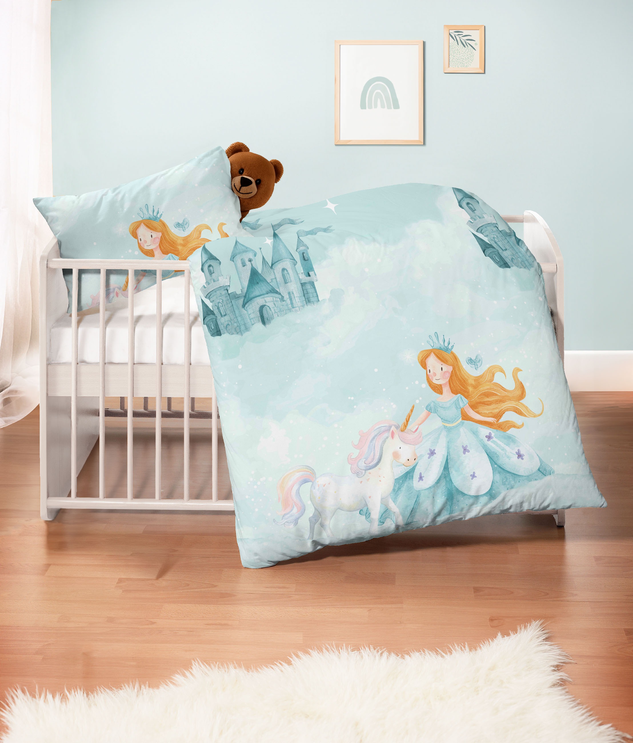 Biberna Kinderbettwäsche "0004524" 2 Stk. tlg. wohlig warm + weich, pflegel günstig online kaufen