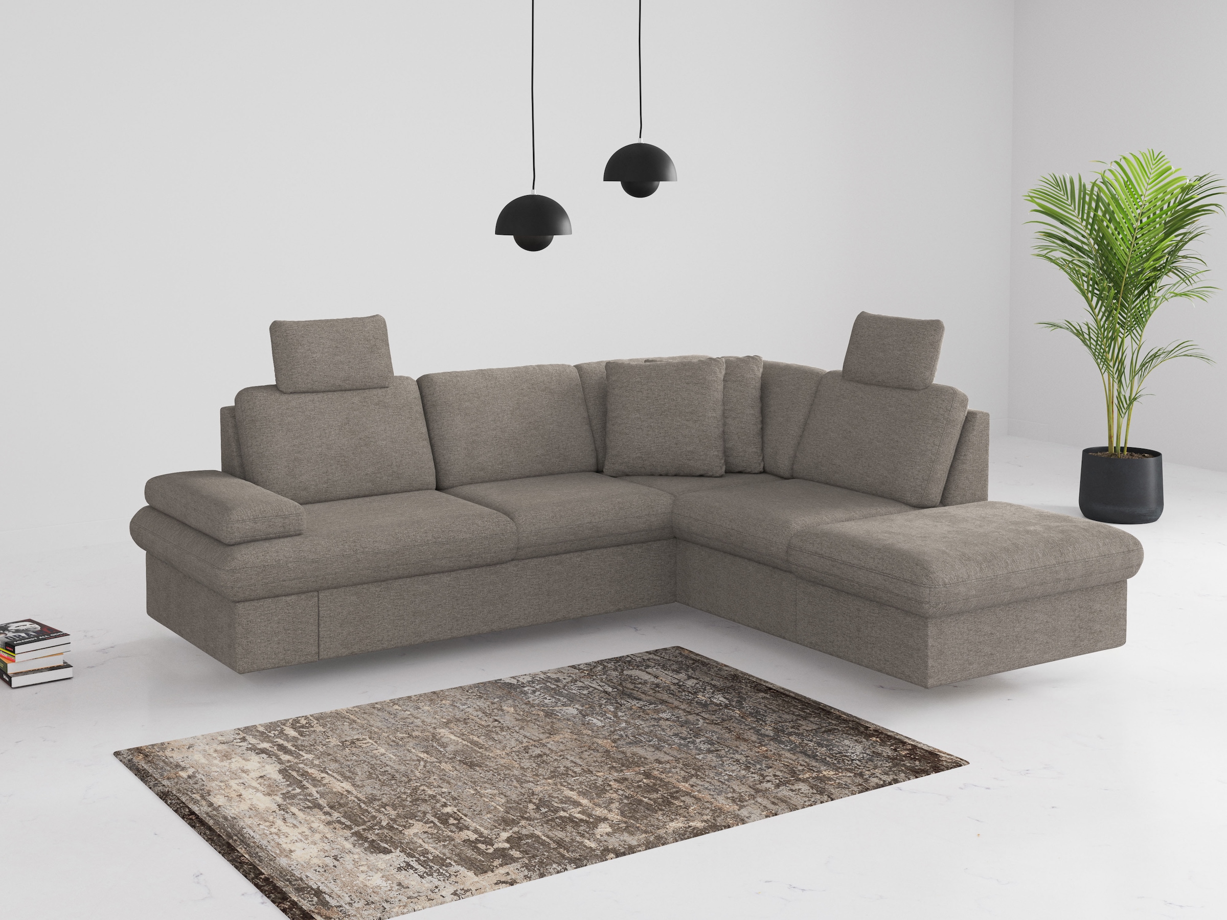 sit&more Ecksofa "Moreno", mit Armteilverstellung,wahlweise mit Bettfunktio günstig online kaufen