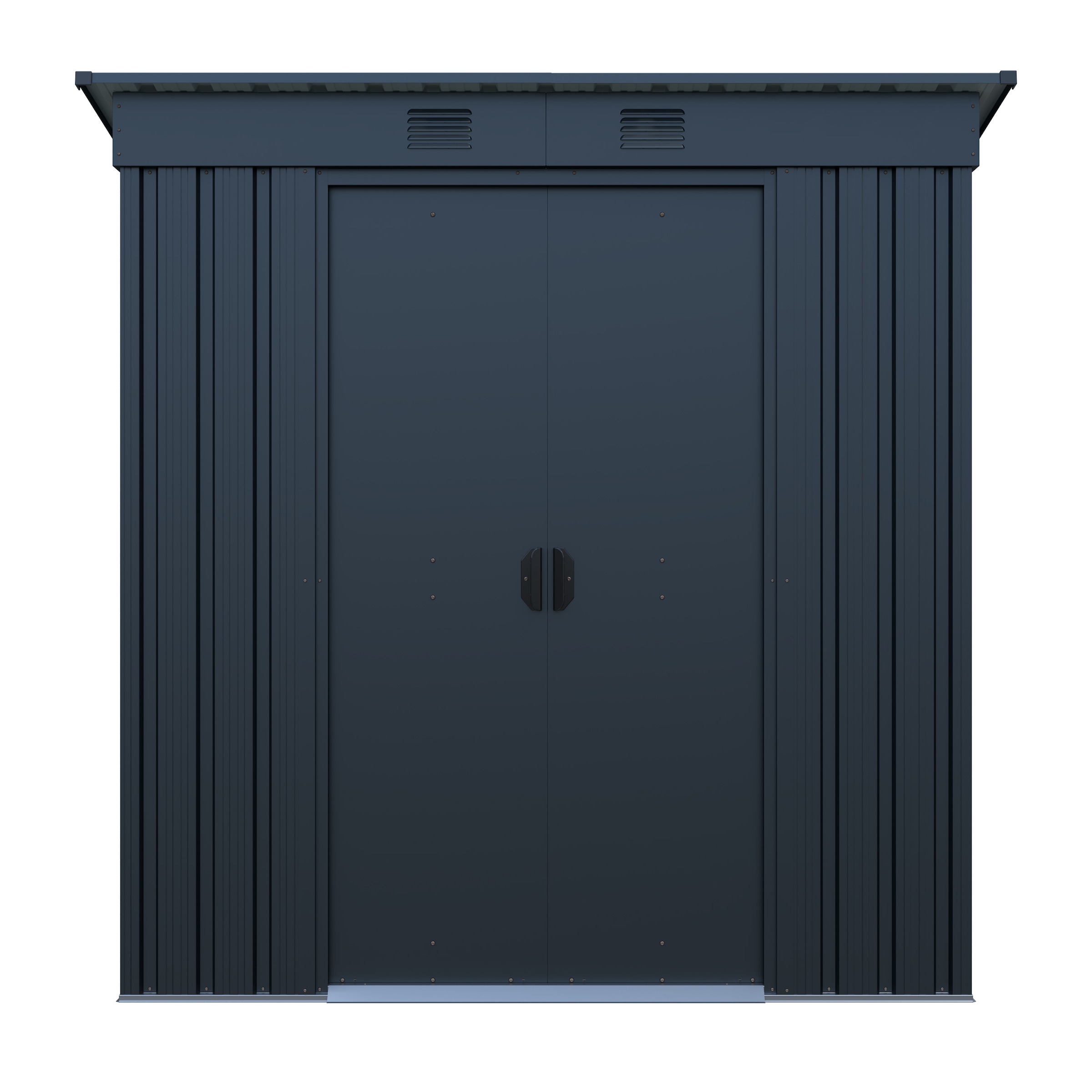 GARDEN 'N' MORE Gerätehaus »Pultdachhaus Basic plus« einfacher Aufbau, Langlebig, mit Lüftungsschlitzen