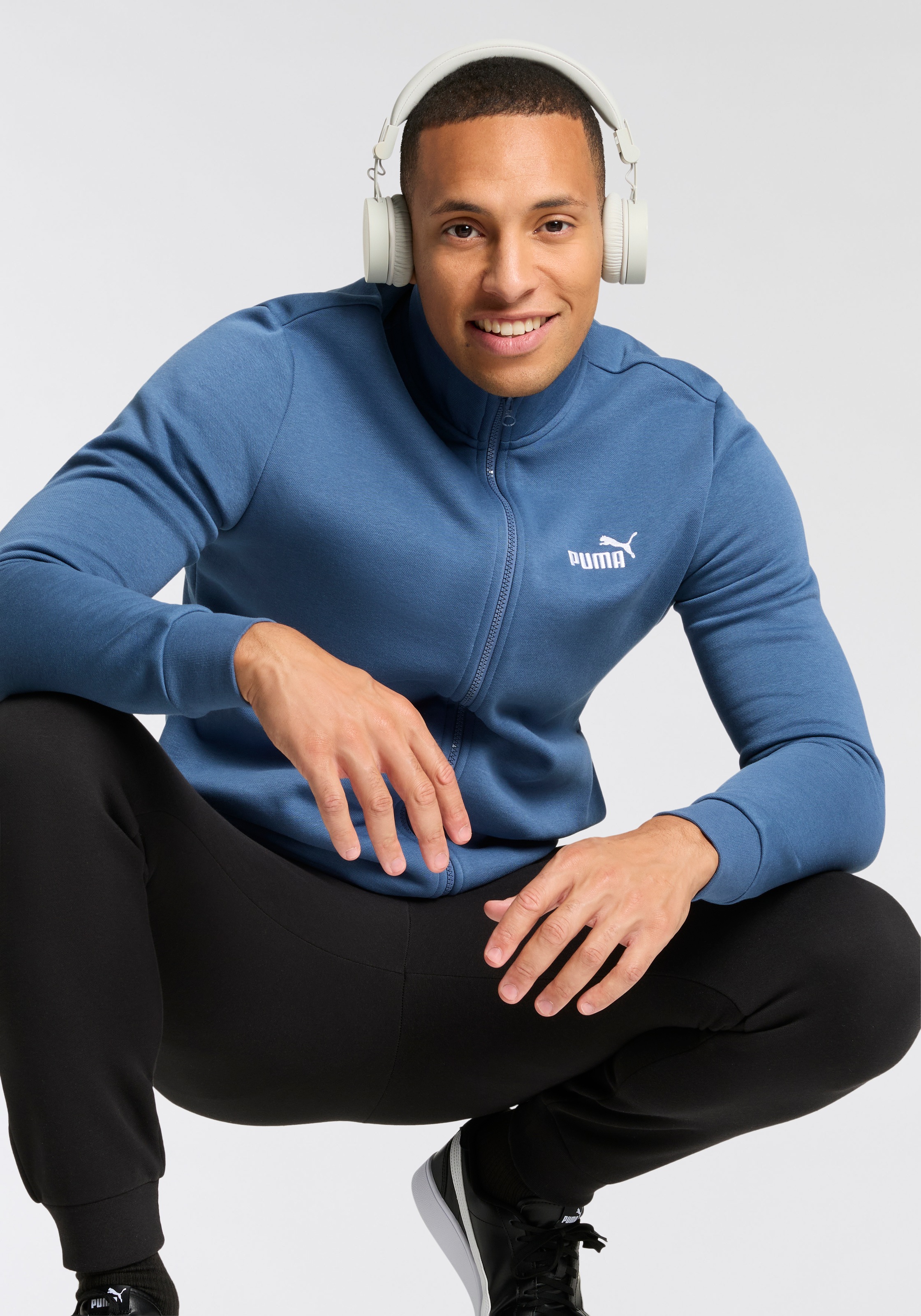 PUMA Trainingsanzug »ESS SWEAT SUIT FL«, (2 tlg.)