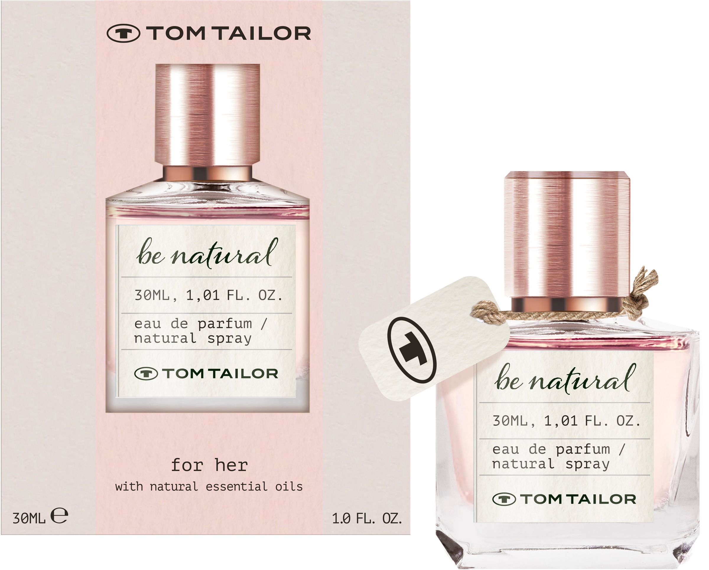 TOM TAILOR Eau de Parfum »be natural woman«