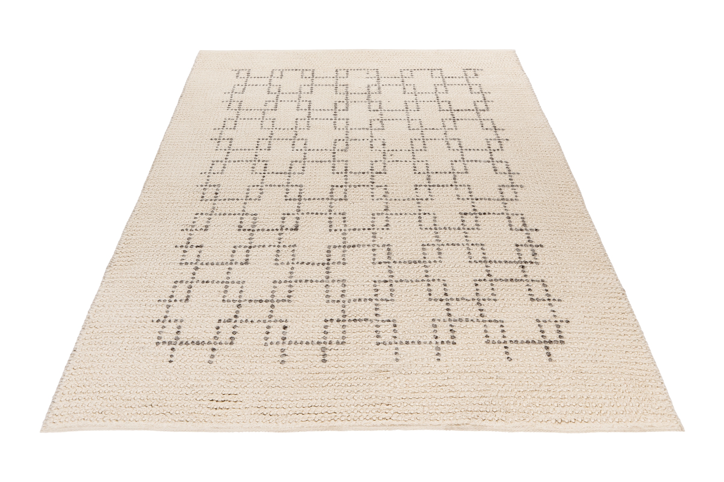 Teppich »My Freya 270«, rechteckig, Handweb Teppich, geometrisches Muster, 80% Wolle,...