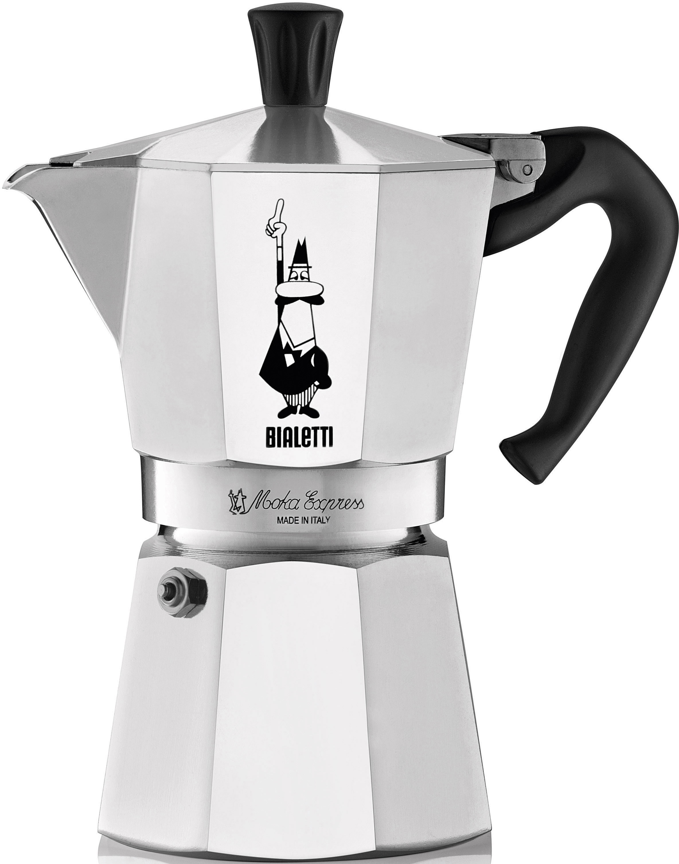 BIALETTI Espressokocher "Moka Express", 0,27 l Kaffeekanne, Aluminium