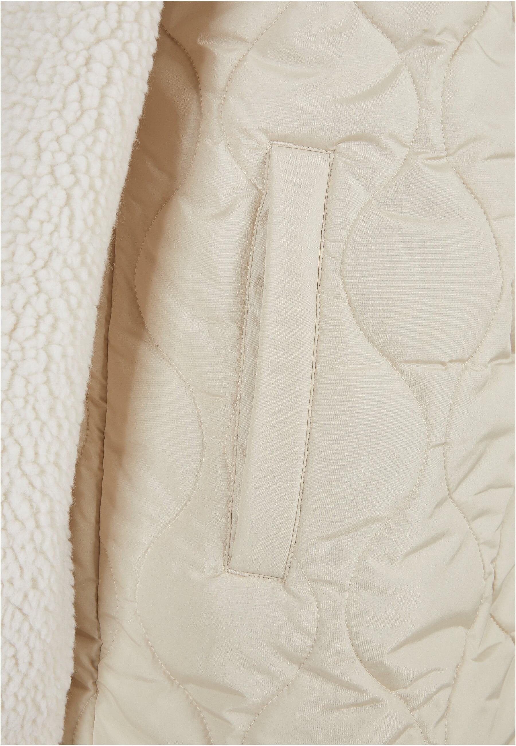 URBAN CLASSICS Winterjacke »Urban Classics Damen Ladies Oversized Sherpa Quilted Coat«, (1 St.), ohne Kapuze
