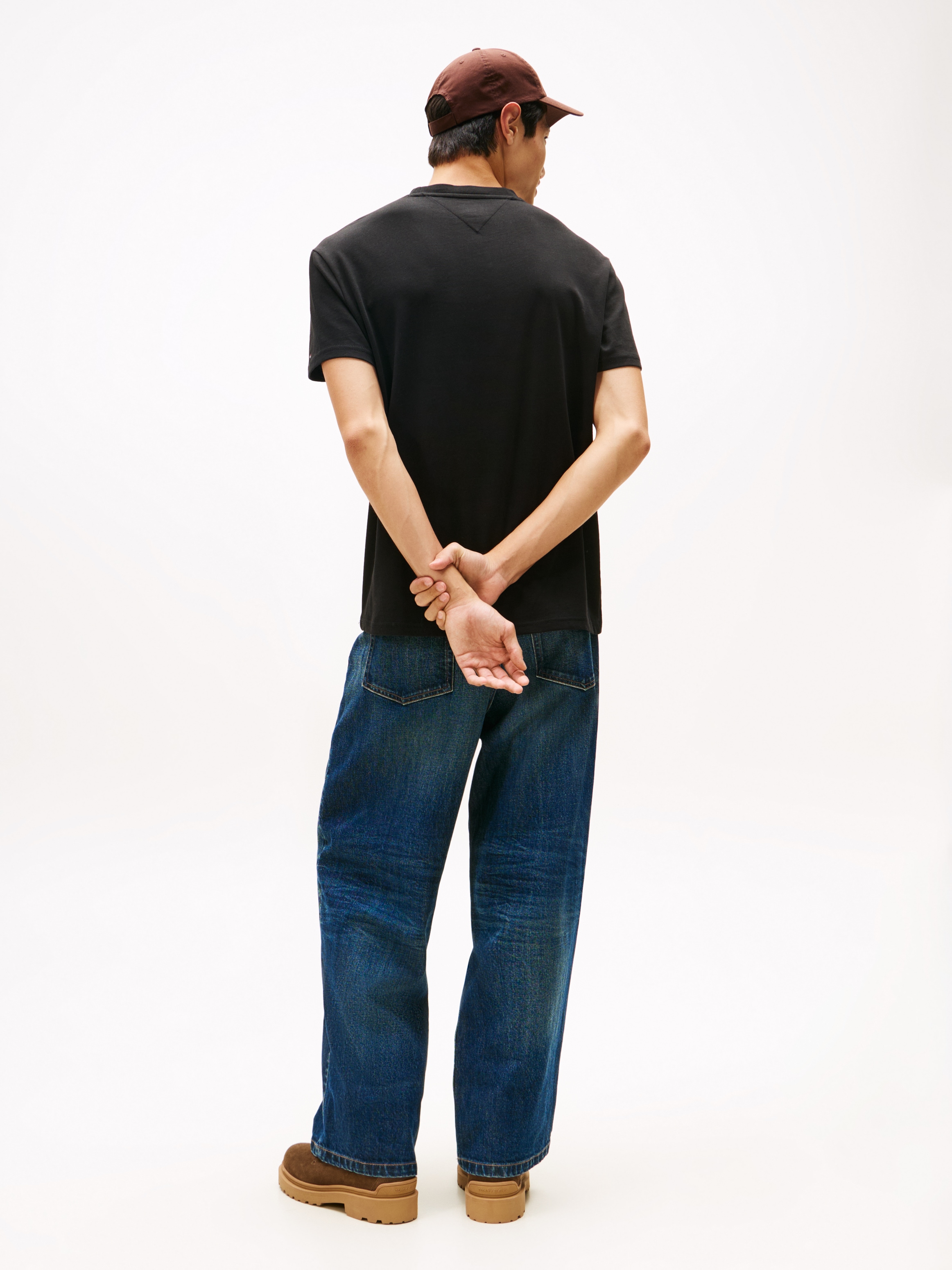 Tommy Jeans T-Shirt »TJM PHOTO FLAG« Jersey, mit Fotoprint, regular fit, Rundhals