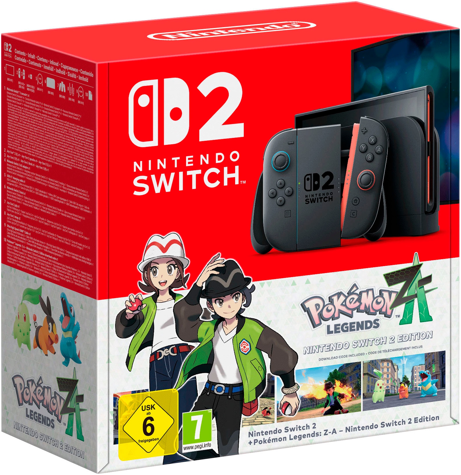 Nintendo Switch Konsolen-Set »Switch 2 + Pokemon-Legenden: Z-A«