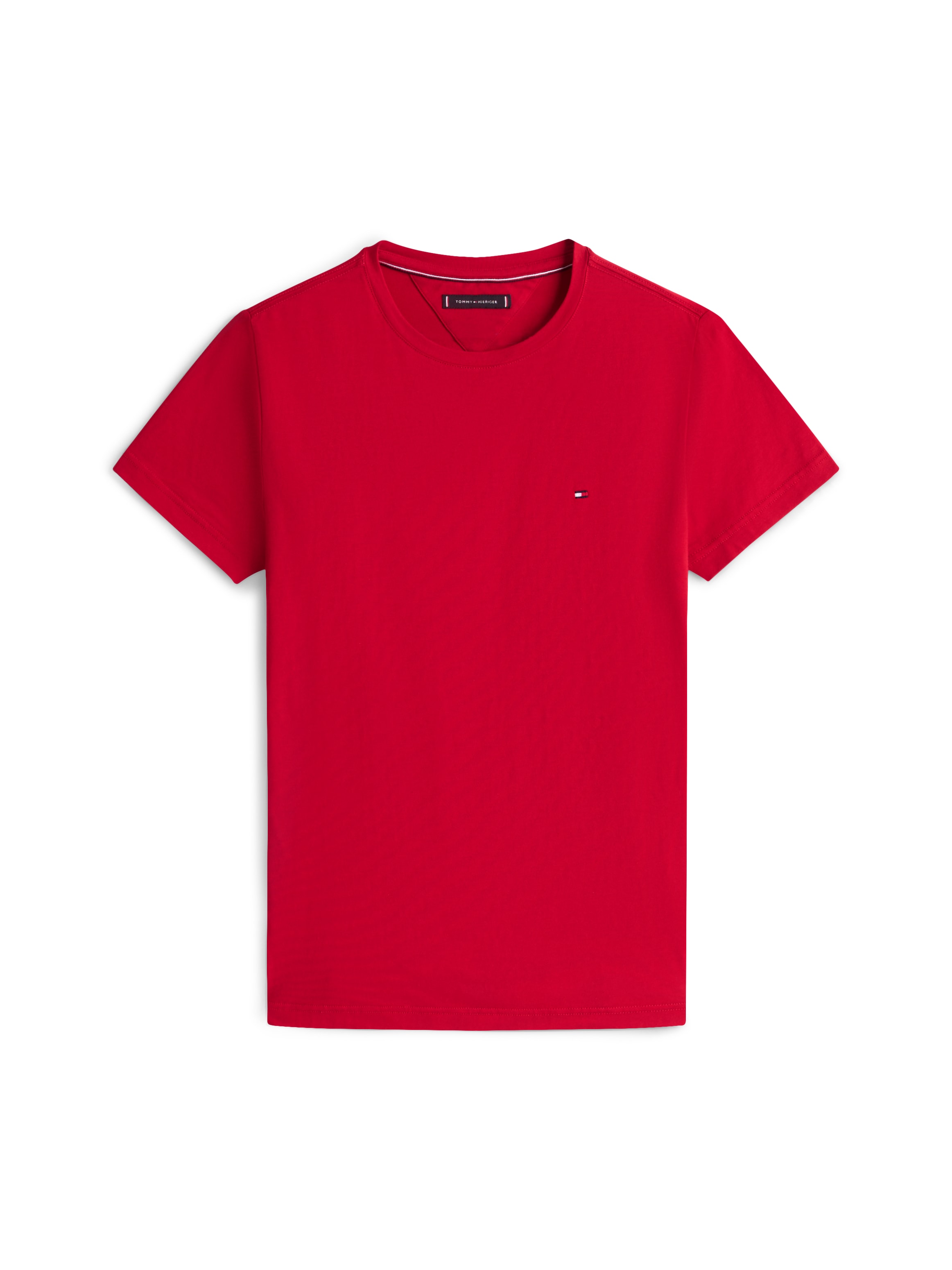 Tommy Hilfiger T-Shirt »STRETCH SLIM FIT TEE«, mit Rundhalsausschnitt