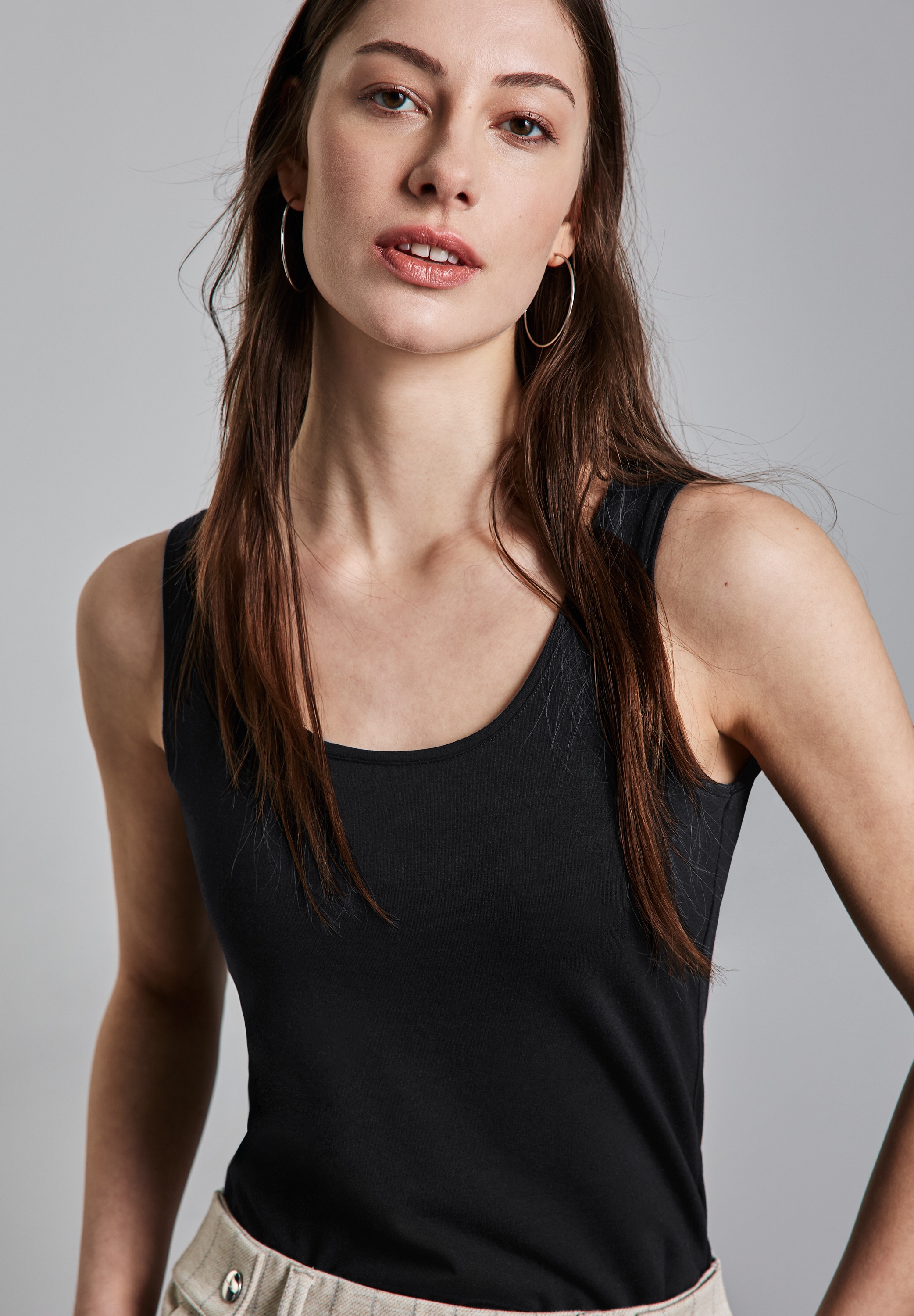 STREET ONE Tanktop "Style Anni" Sommer-Top mit Stretch