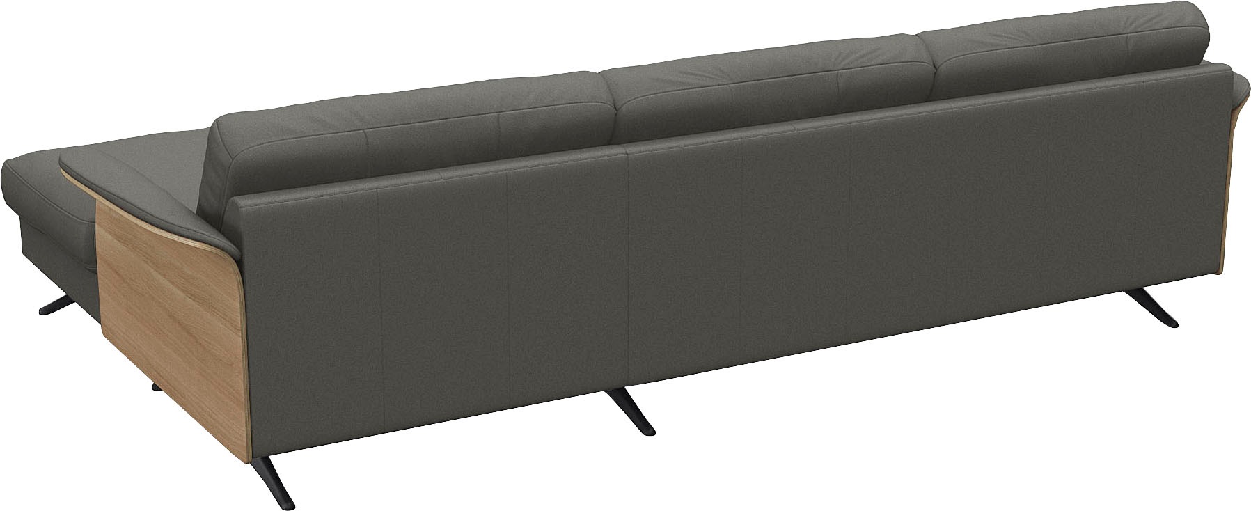 FLEXLUX Ecksofa »Glow, super bequem durch hochwertigem Sitzaufbau mit Federkern, L-Form«, Modernes skandinavisches Design