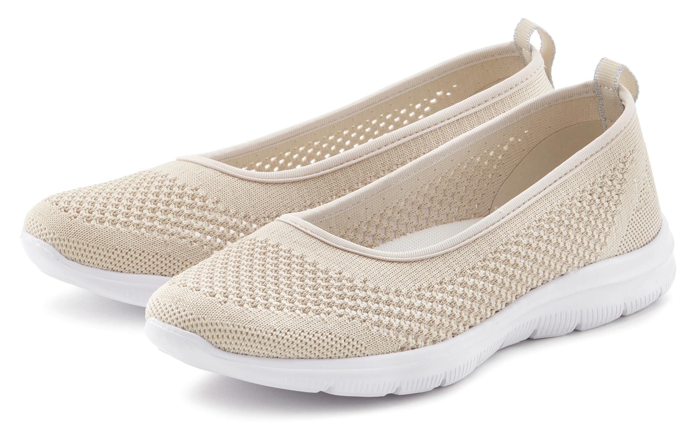 LASCANA Sneaker Ballerinas, ultraleichter Slipper, Freizeitschuh zum Reinsc günstig online kaufen