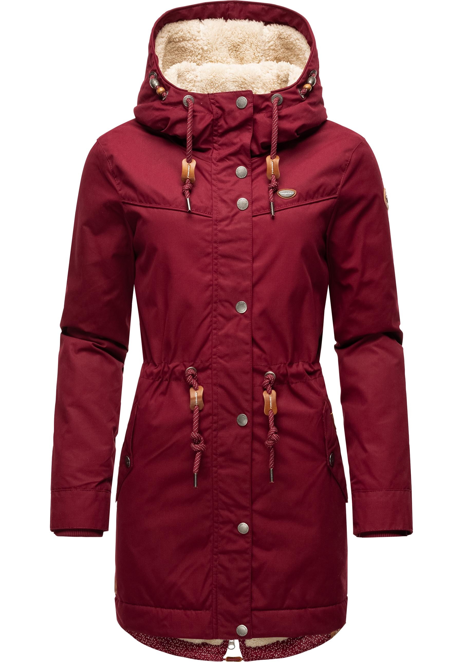 Ragwear Winterjacke »YM-Canny«, mit Kapuze, stylischer Damen Kurzmantel Parka mit Kapuze