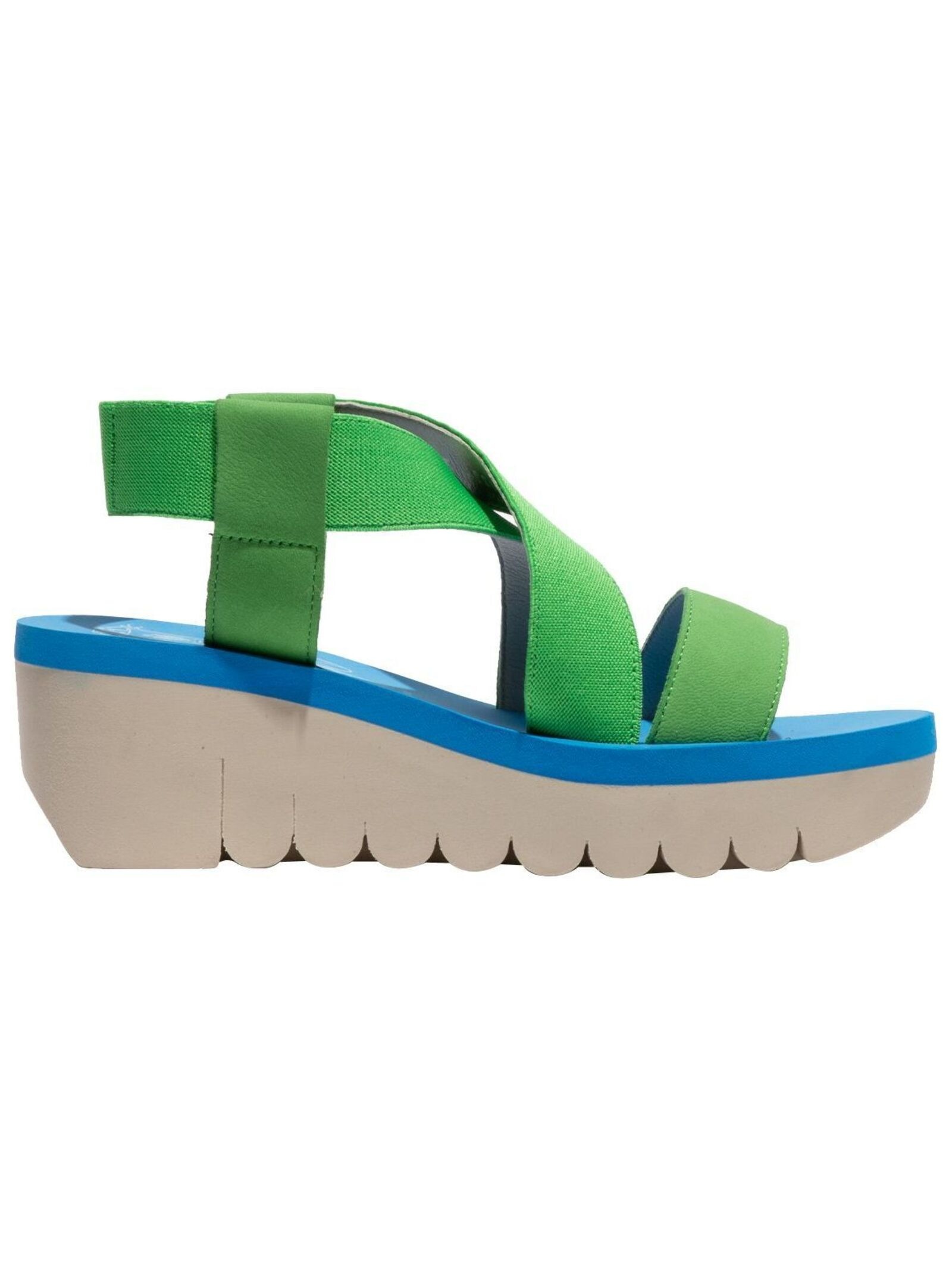 Thumbnail - Fly London Keilsandalette "Fly London Sandalen Leder/Textil"