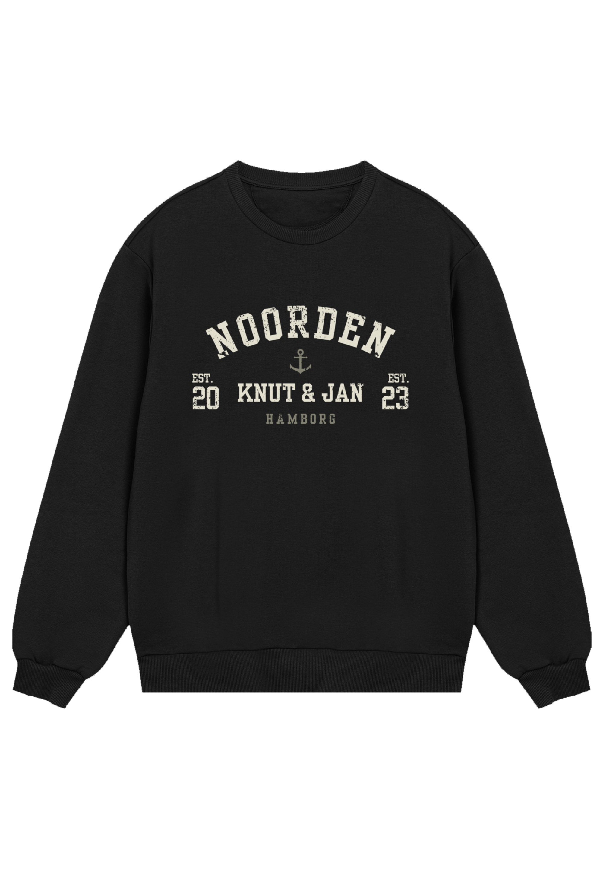 F4NT4STIC Sweatshirt "Knut & Jan Hamburg Noorden Collegiate", Premium Quali günstig online kaufen