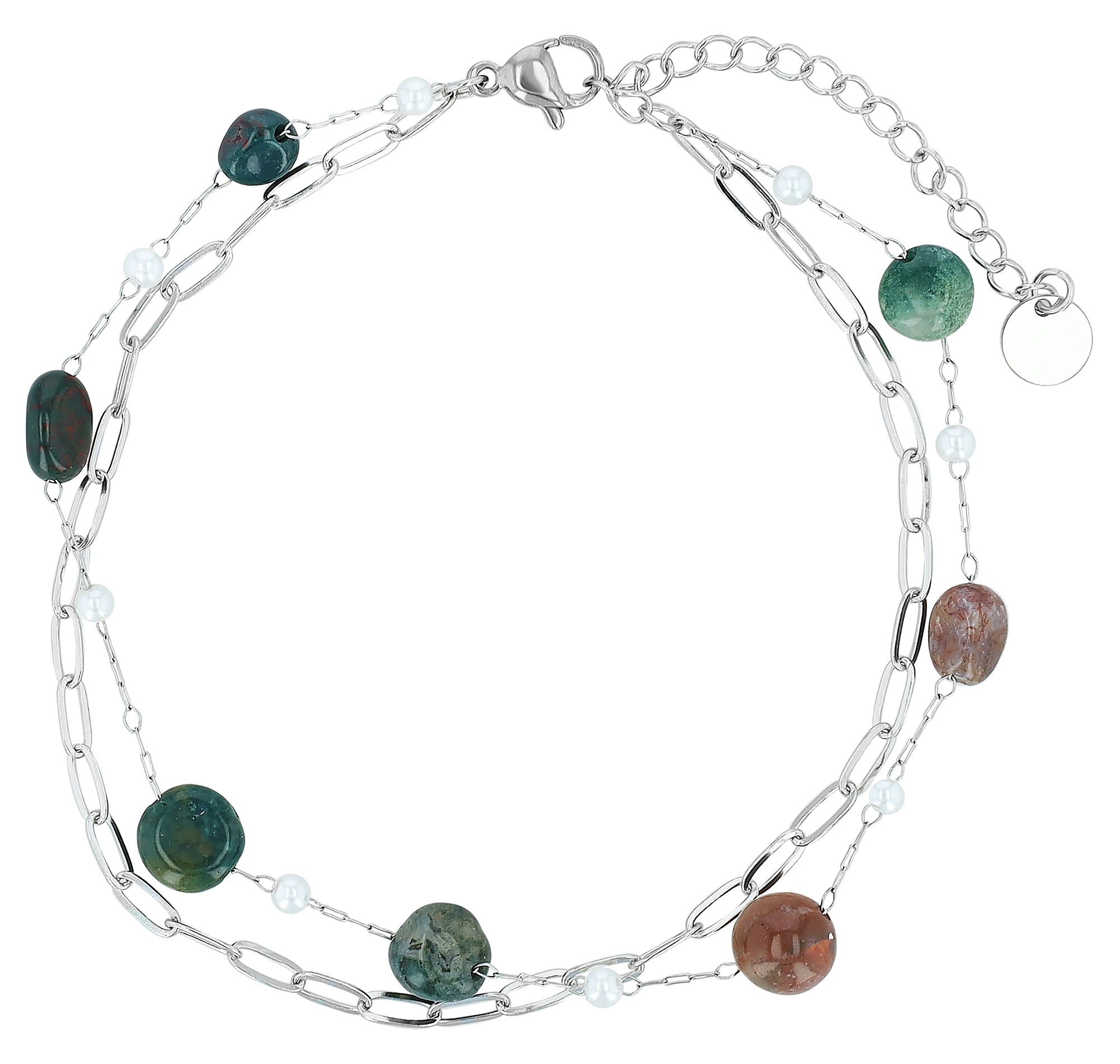 Adelia´s Fußkette »Damen Fußkettchen – aus Edelstahl« Zum Verschenken – ideal zum Geburtstag