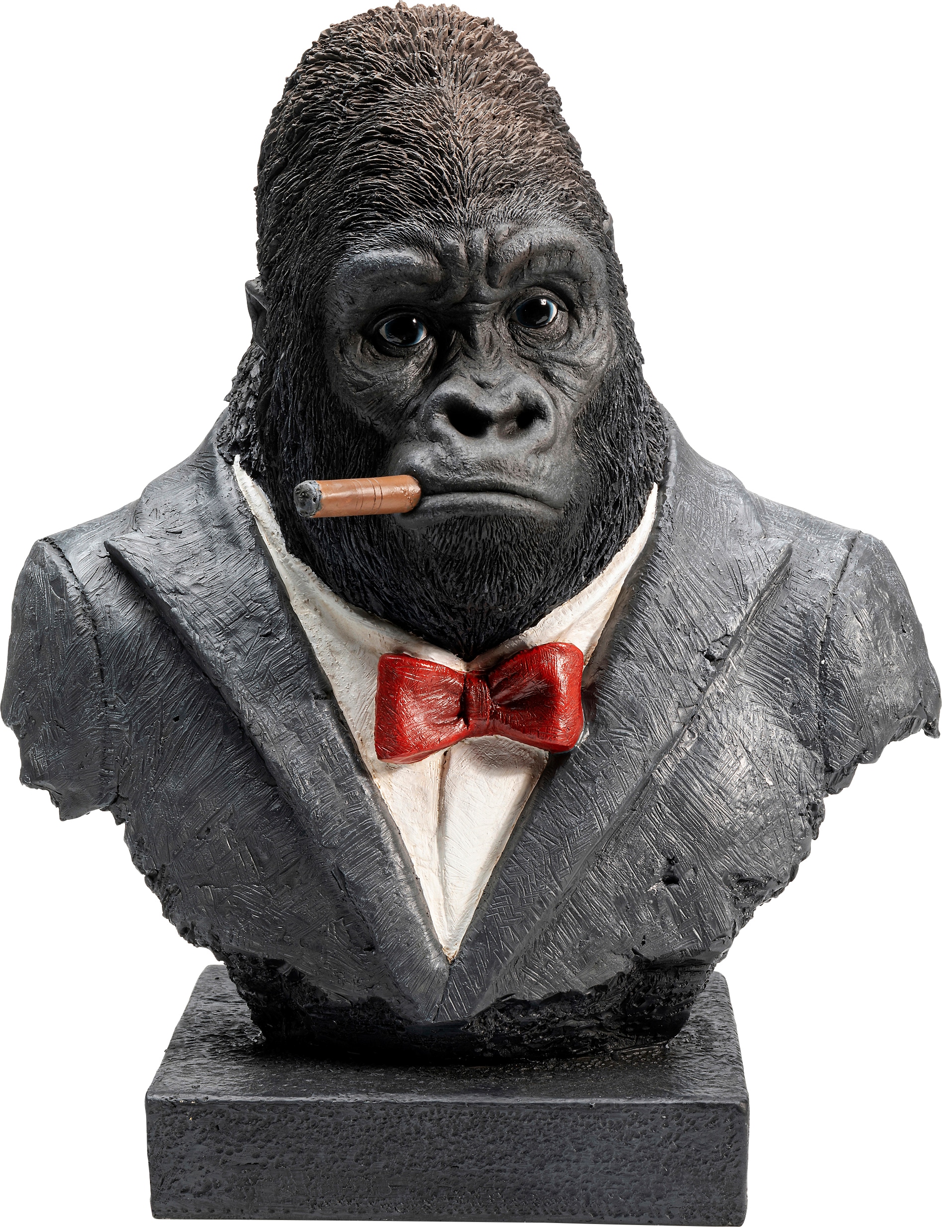 Kare Design Dekoobjekt "Smoking Gorilla 48cm"