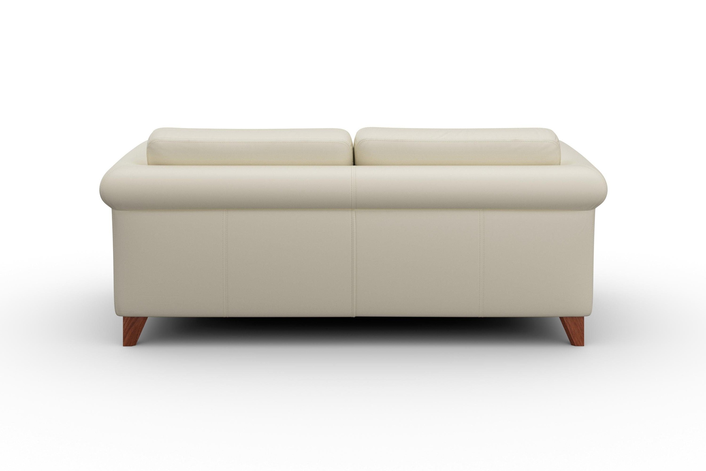 machalke® 2,5-Sitzer »amadeo«, Ledersofa mit geschwungenen Armlehnen, Breite 180 cm