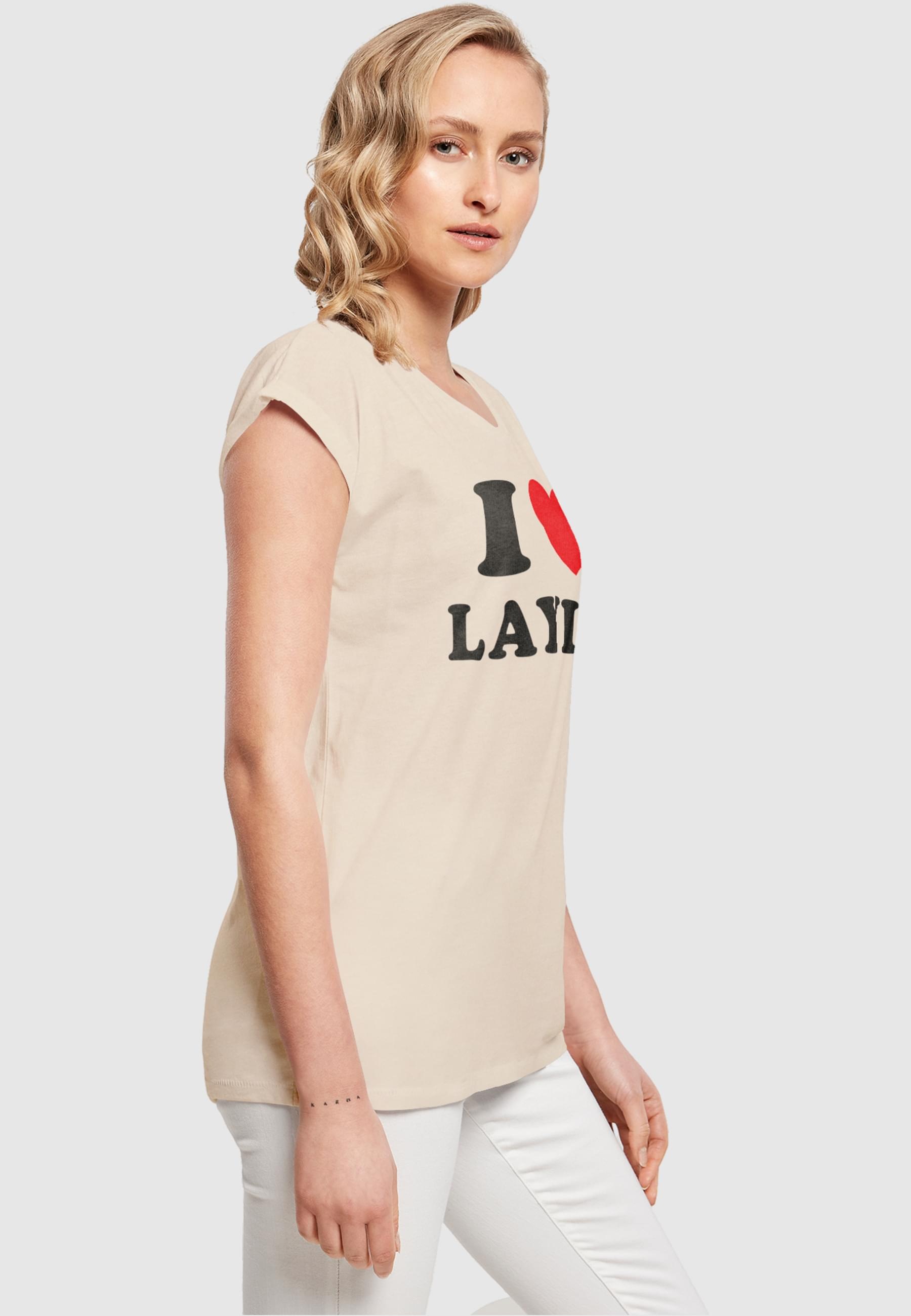 Merchcode T-Shirt für T-Shirt«, Ladies (1 I BAUR Love »Damen bestellen | tlg.) Layla