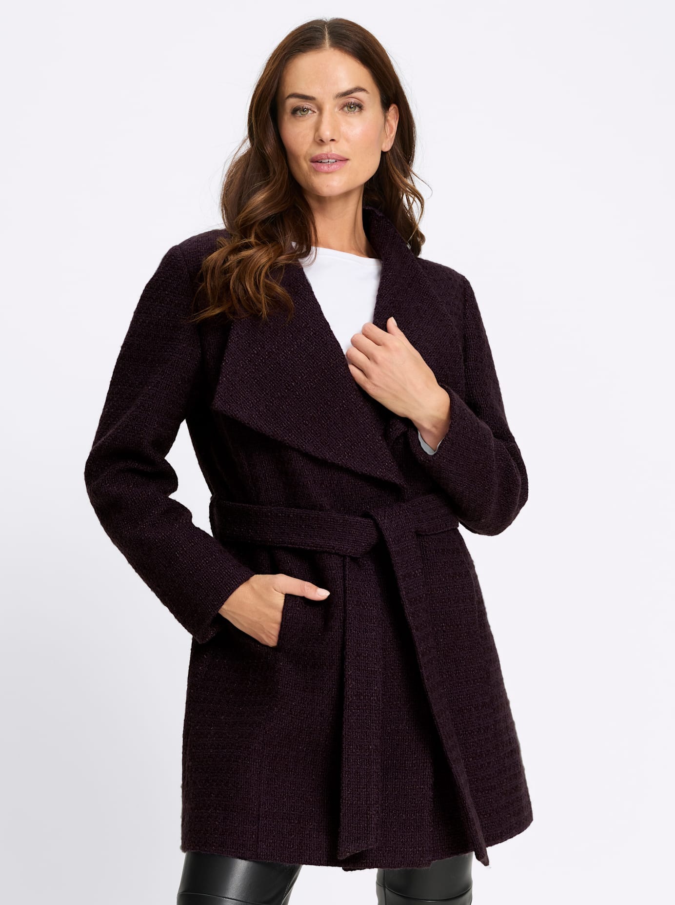 heine Wolljacke ohne Kapuze